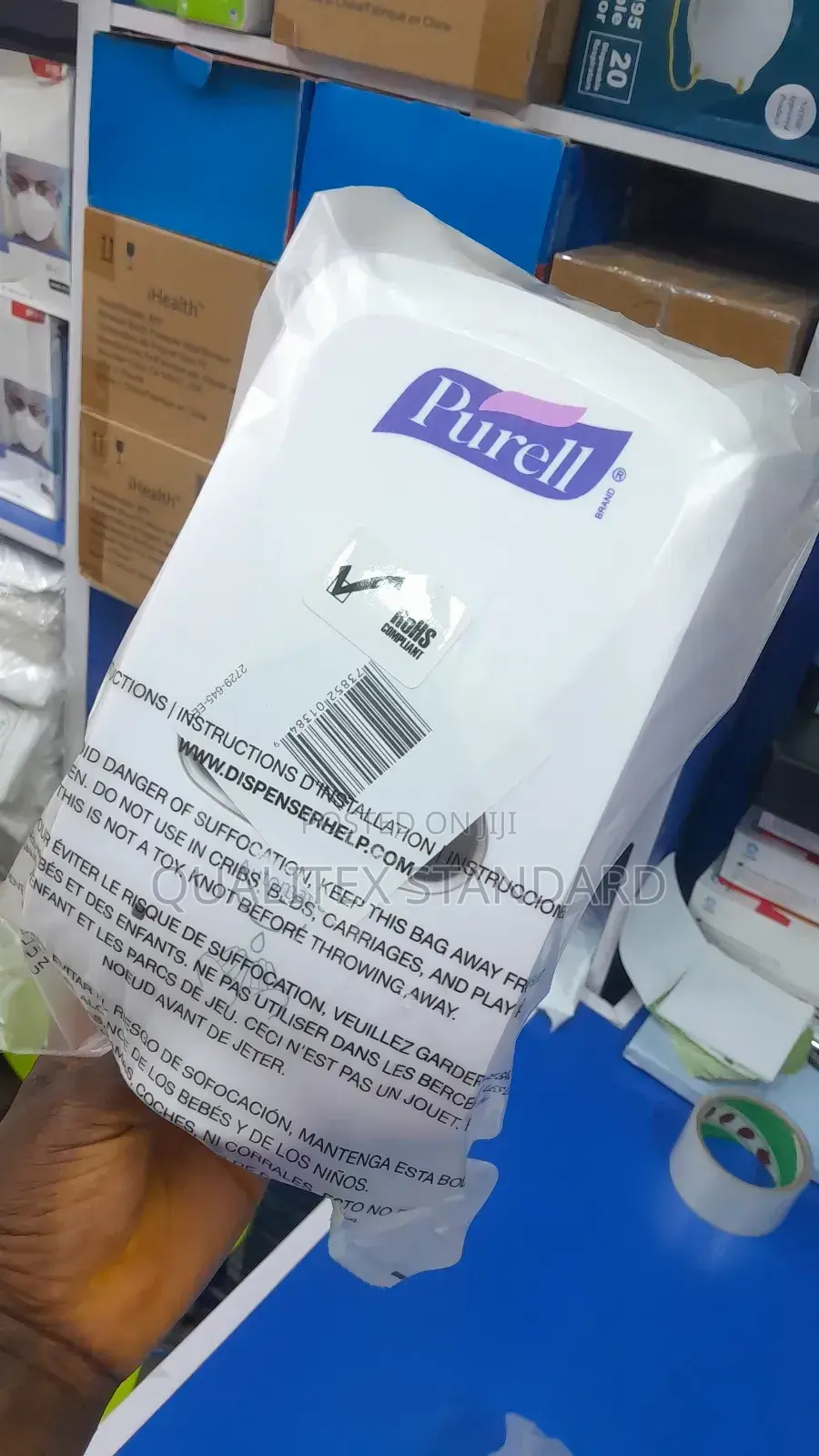 Wall Mount Purell Sanitizer Machine