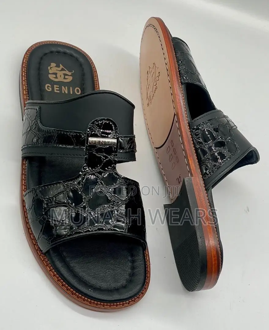 Original Italian Genio Leather Slipers