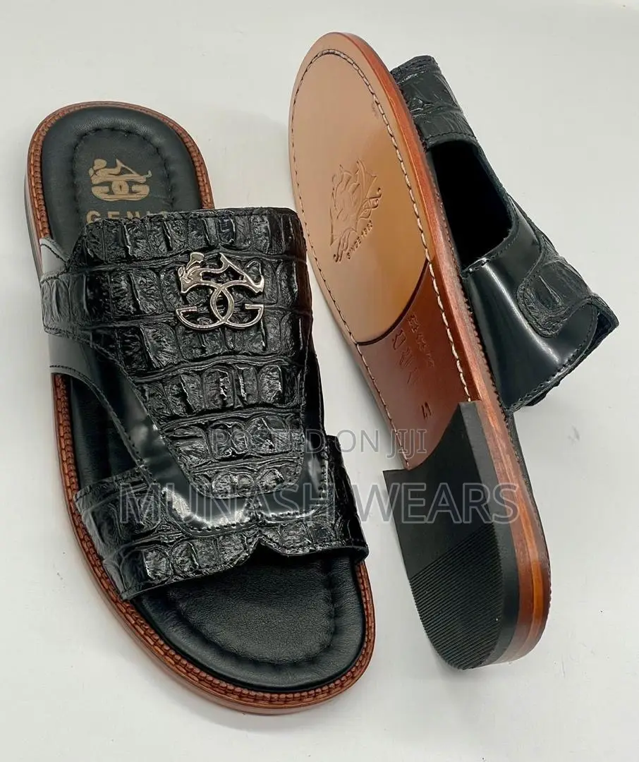 Original Italian Genio Leather Slipers