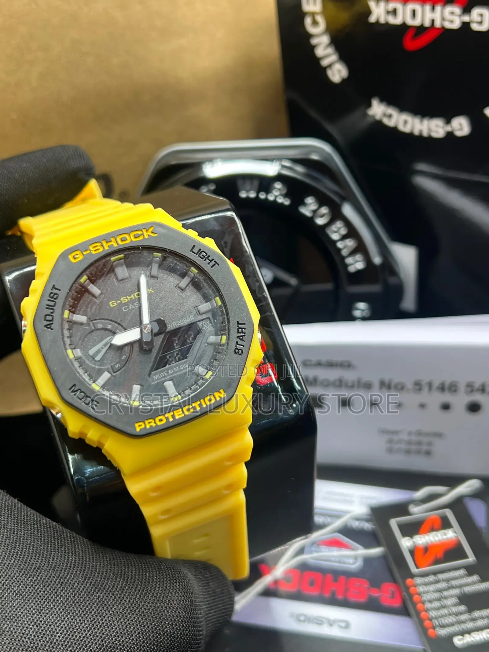 G-Shock Quality Luxury Men Rubber Strap Wristwatch