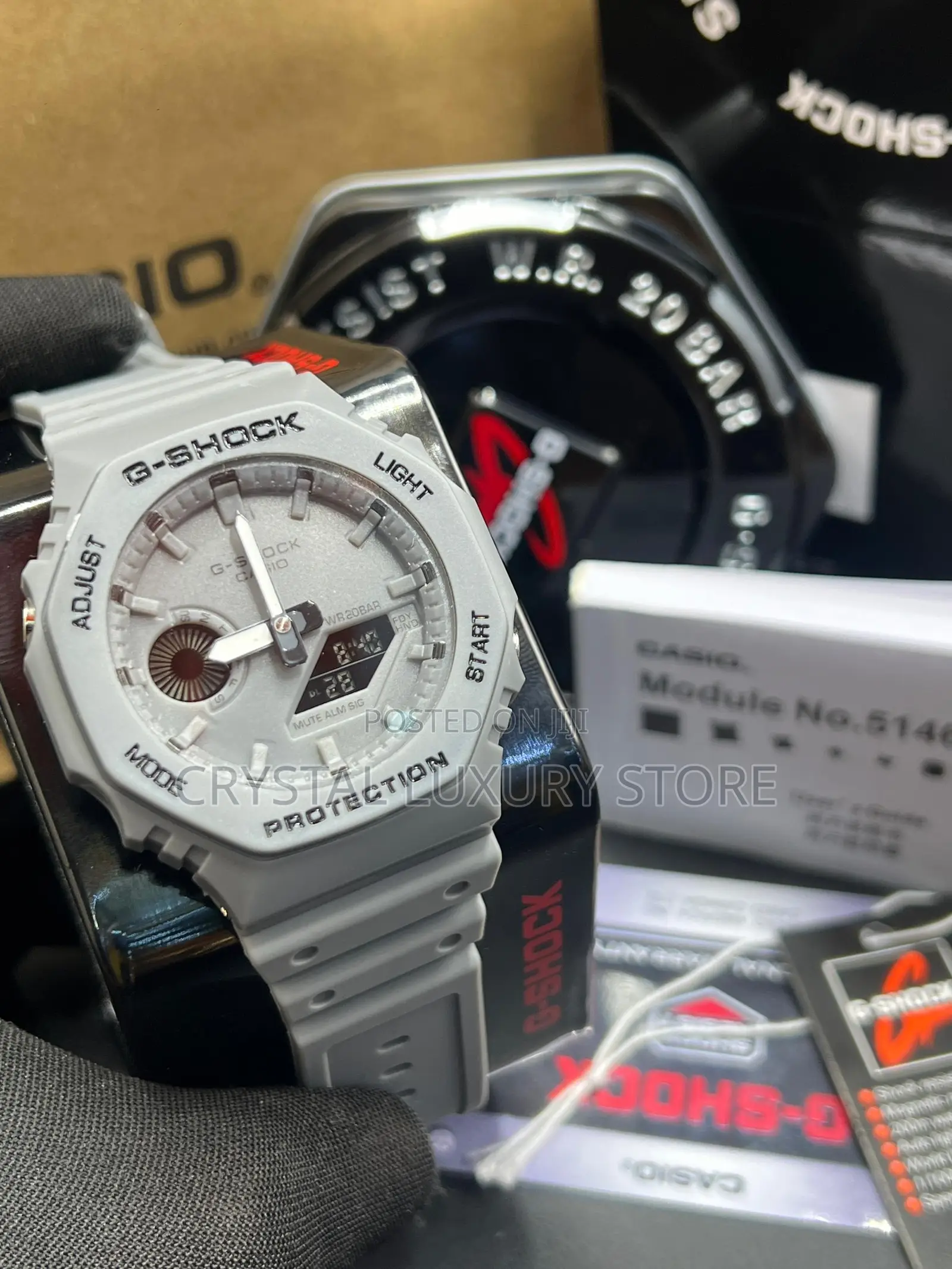 G-Shock Quality Luxury Men Rubber Strap Wristwatch