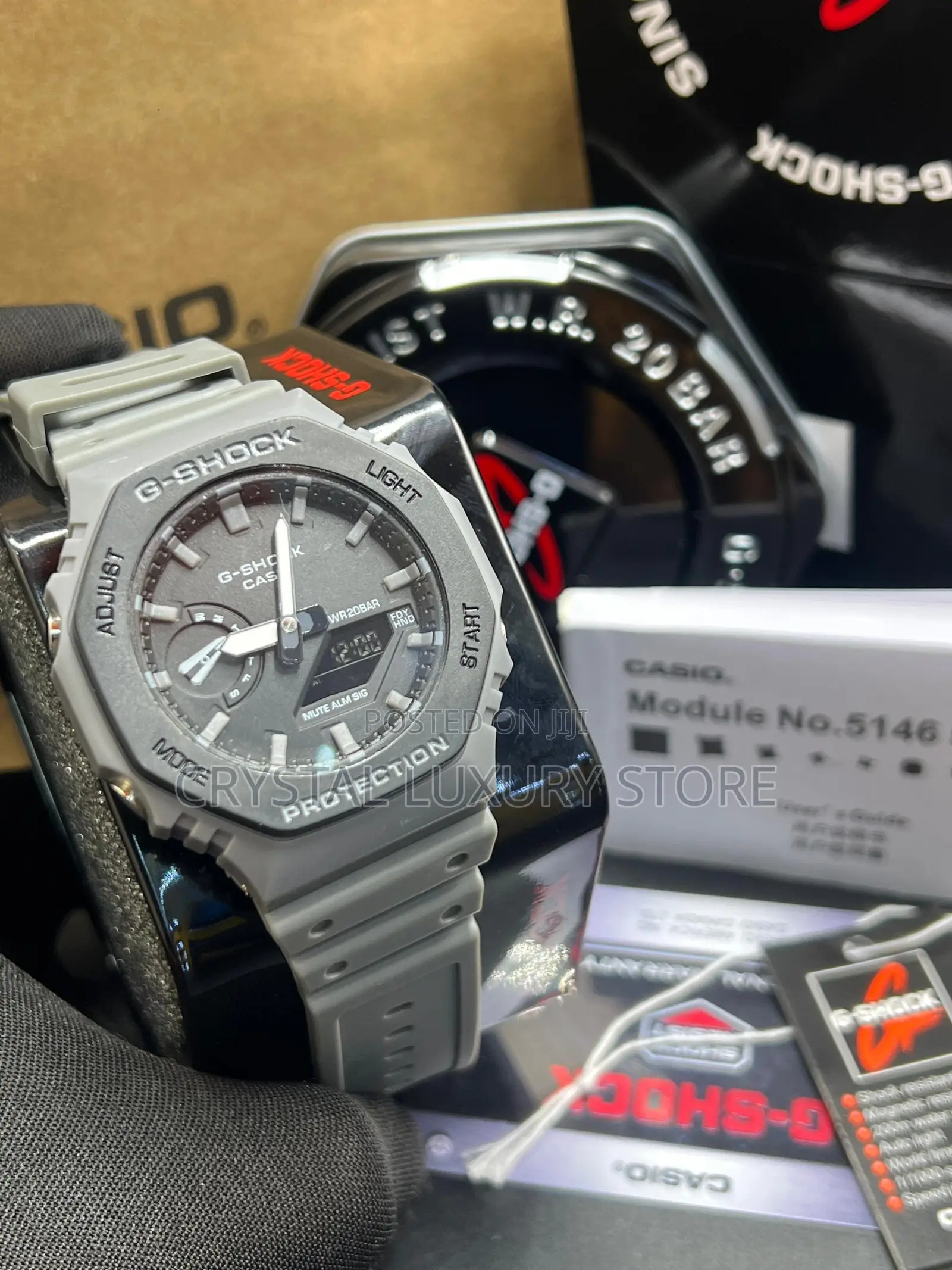 G-Shock Quality Luxury Men Rubber Strap Wristwatch