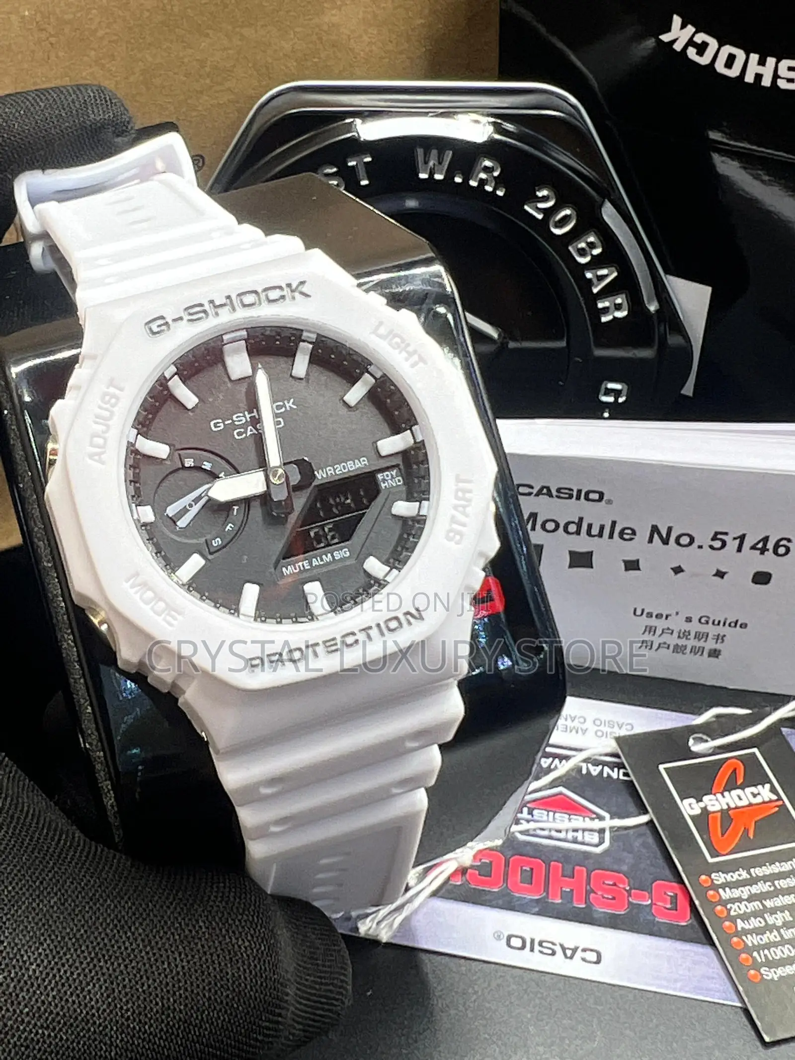G-Shock Quality Luxury Men Rubber Strap Wristwatch