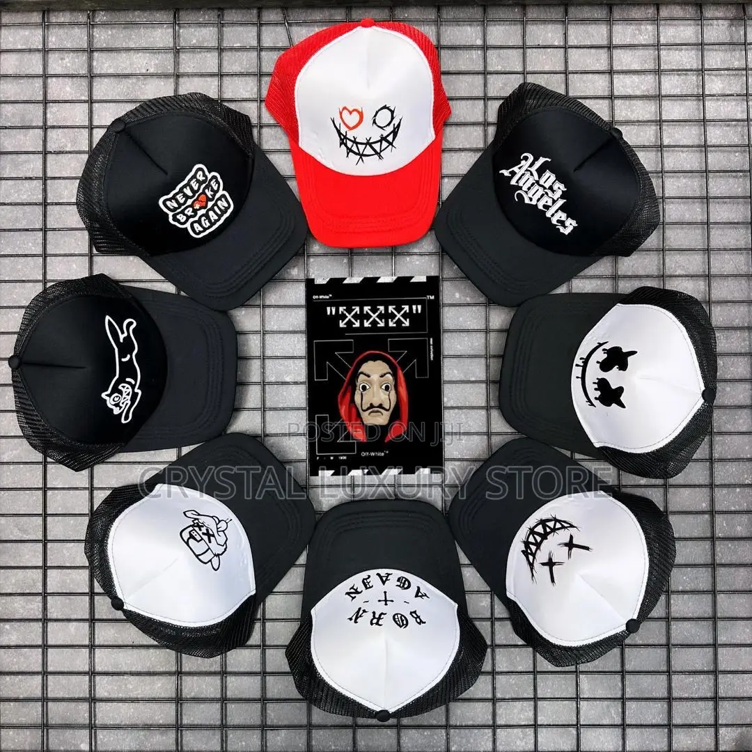Top Quality Luxury Men Face Cap