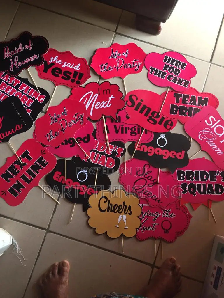 Bridal/ Baby Shower Props
