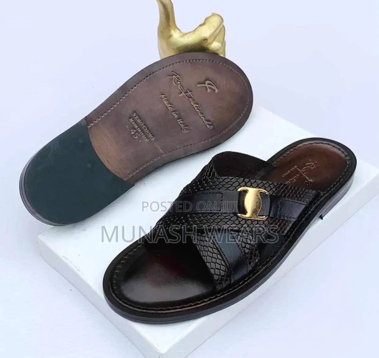 Original Italian Men Slipers 40-47 Nationwide Delivery