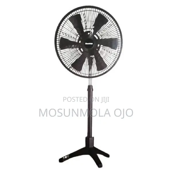 Duravolt 17 Inches Standing Fan (DSF-173) - Black