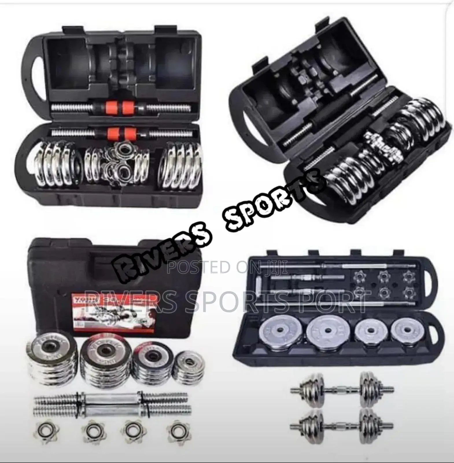 All Chrome Dumbbell Available 15kg, 20kg, 30kg, 50kg, 55kg