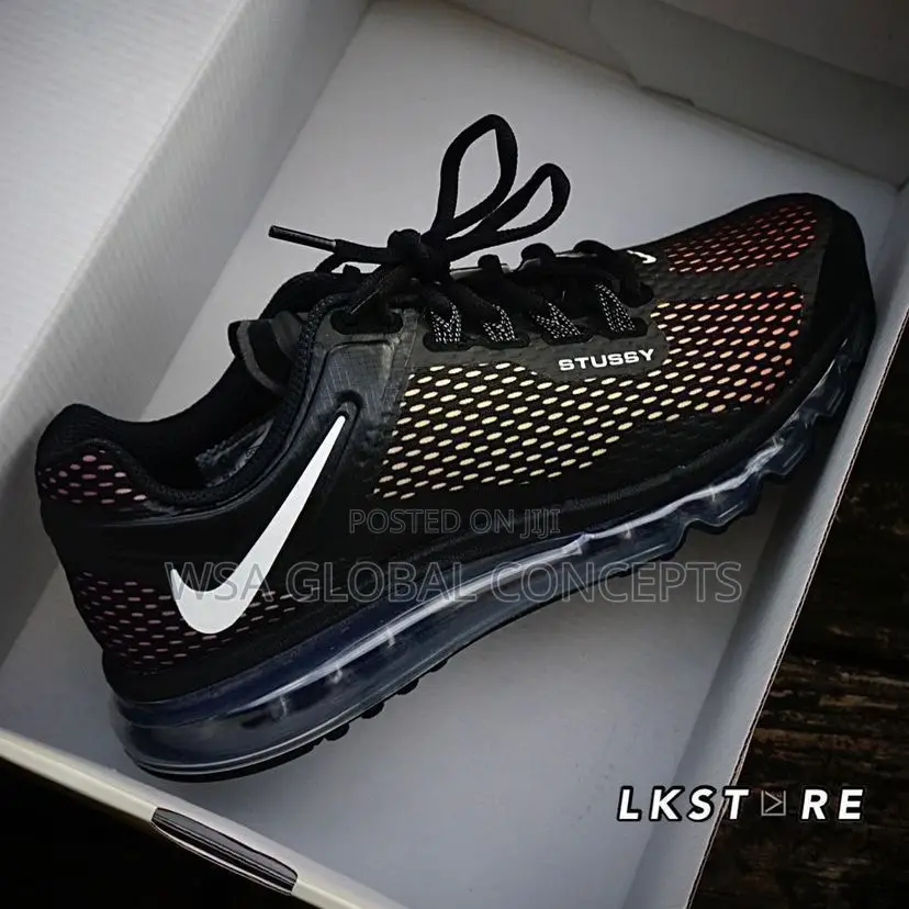 Stussi X Nike Airmax “13 Black