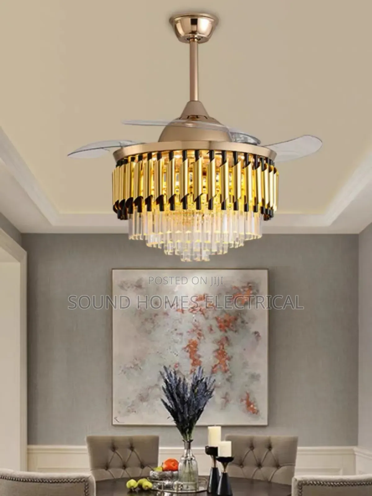 Fan Chandelier for Sitting Rooms