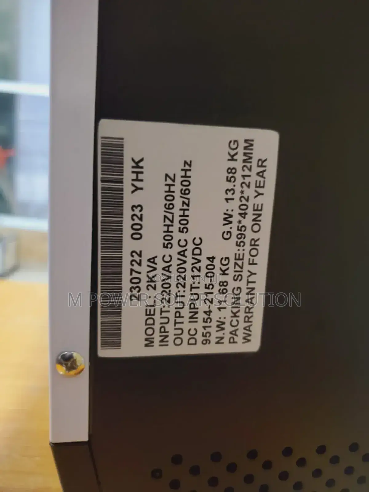 2kva 12v Yohako Non-hybrid Inverter