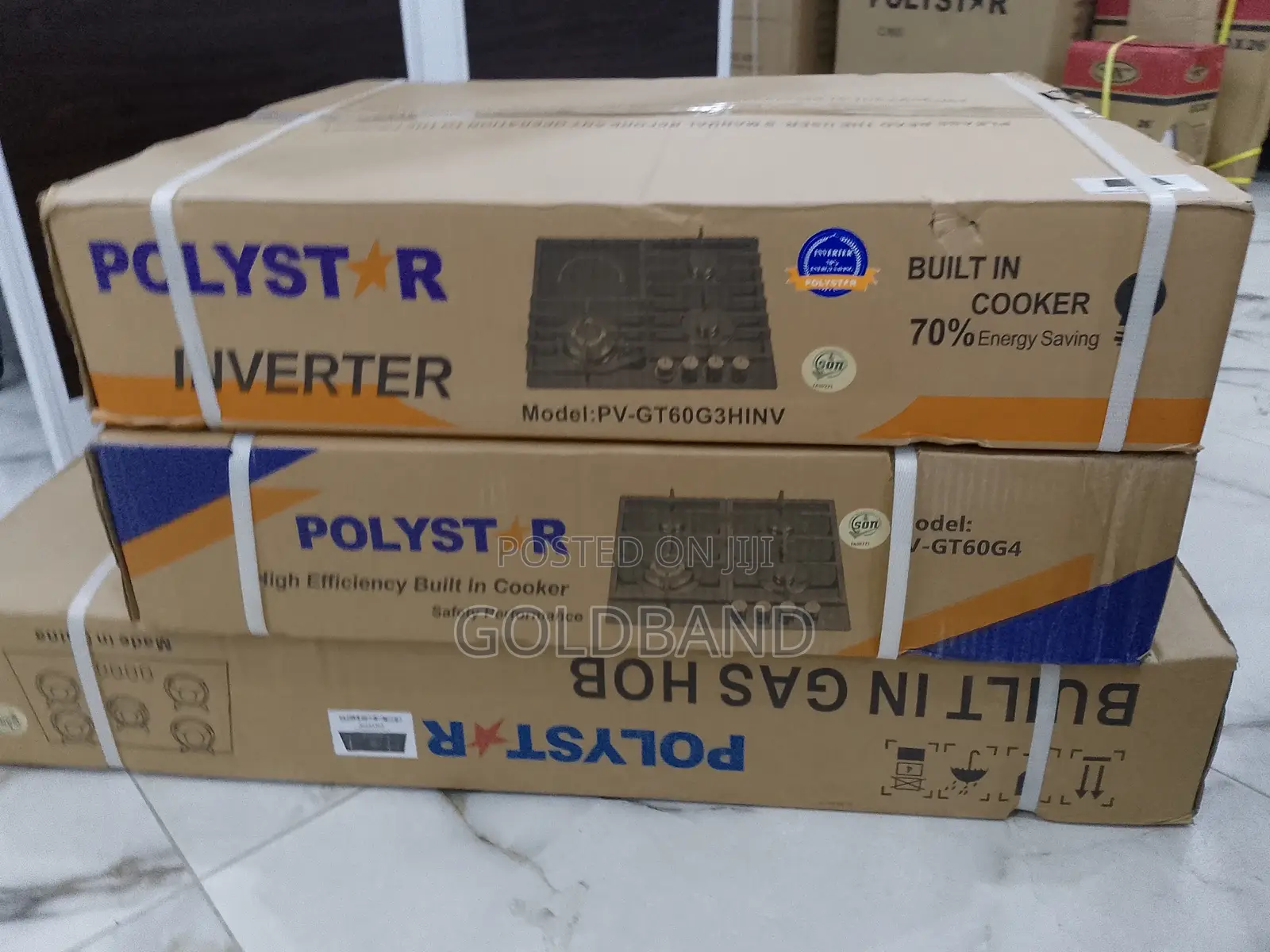 Best Standard Polystar Inverter 3+1 Built in Gas Hob