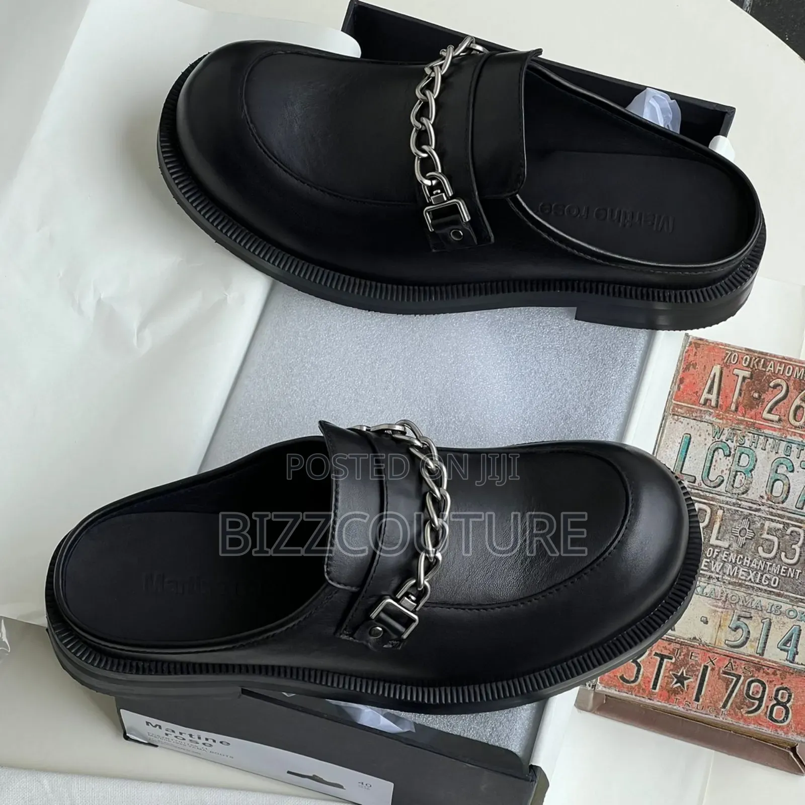 Original Martine Rose Black Bulb Toe Ring Available in Store