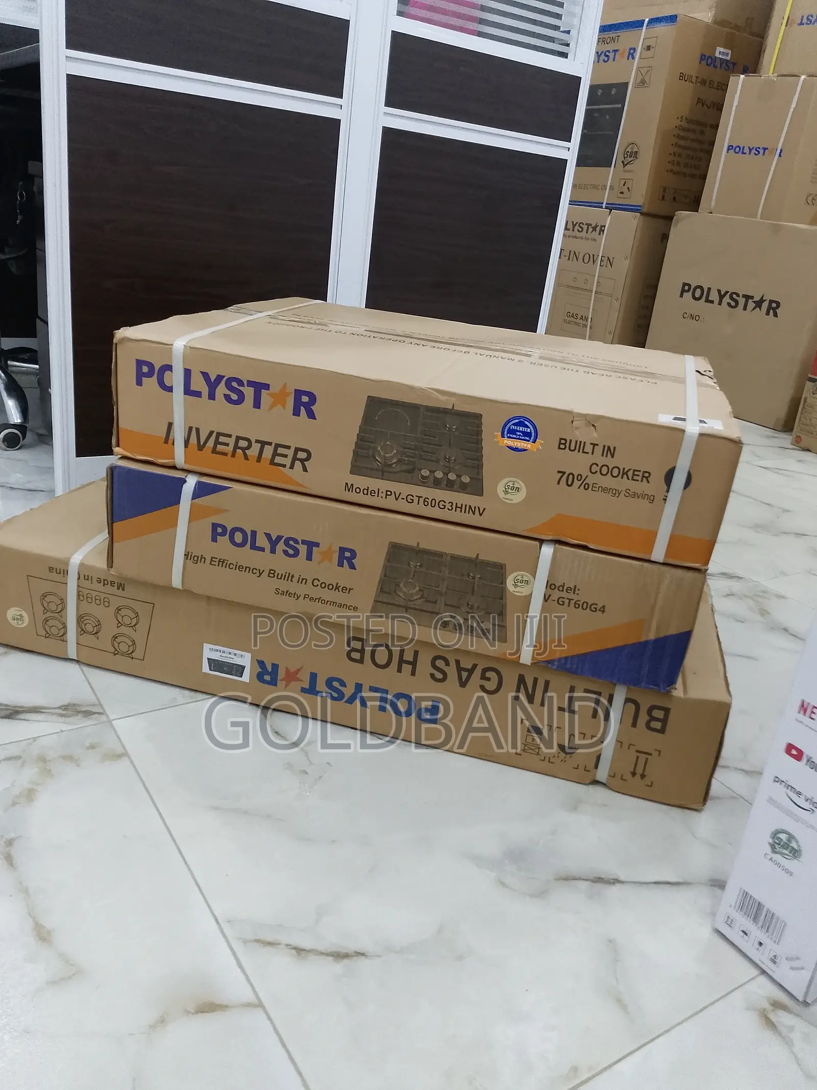 Cool Polystar Inverter 3+1 Built in Gas Hob