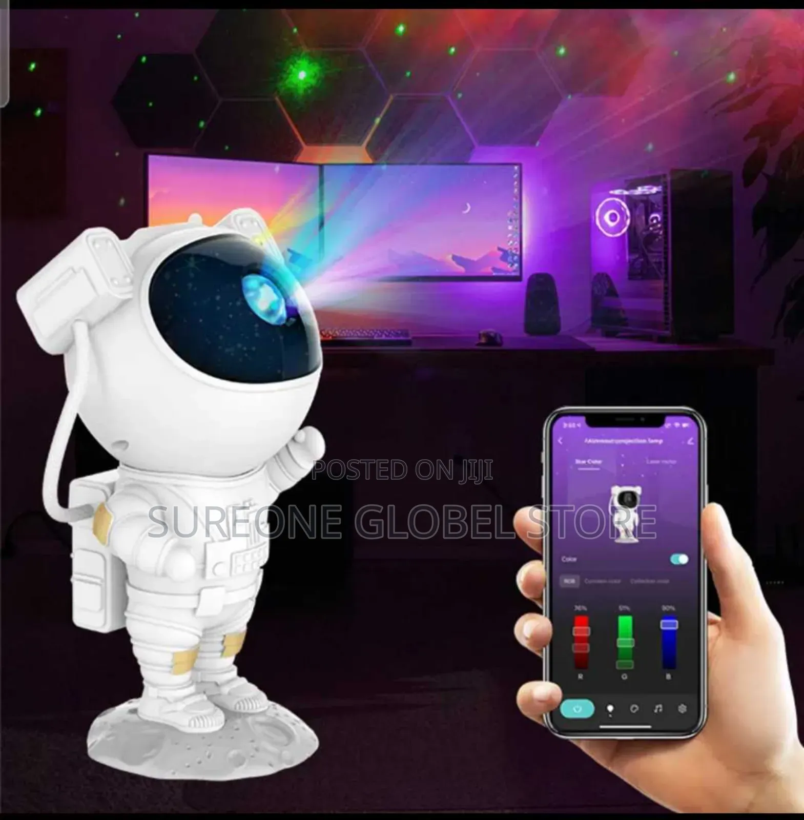 Spaceman Projection Lamp
