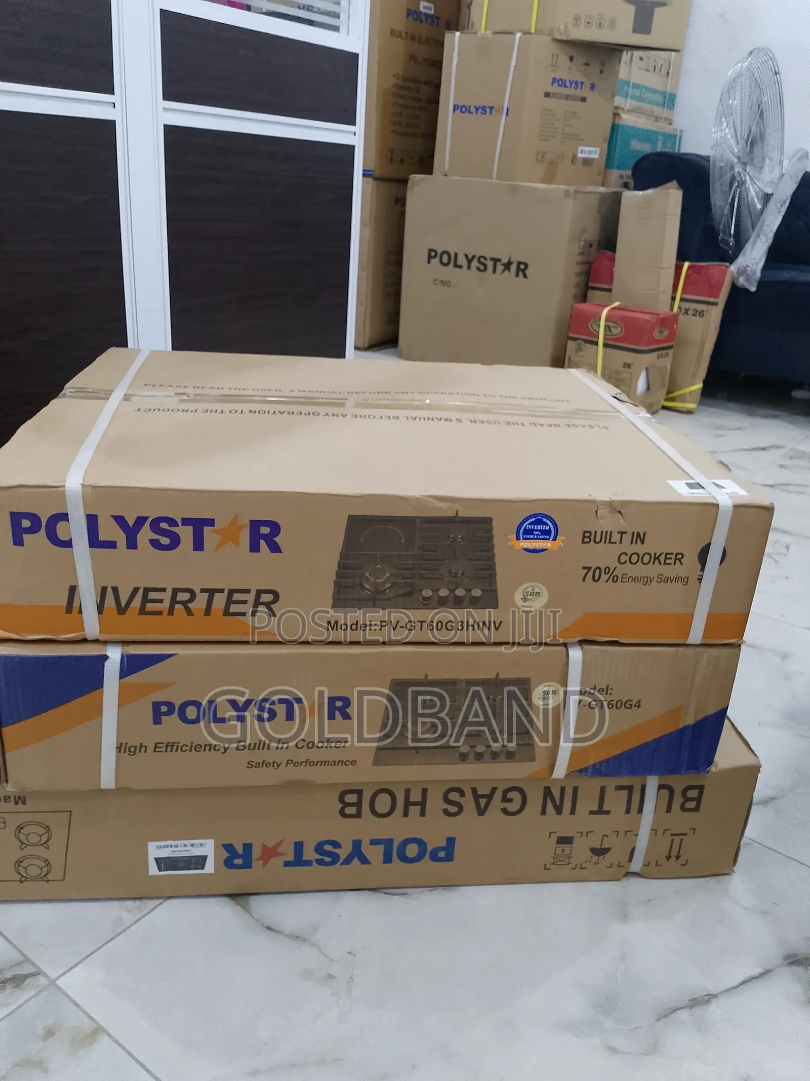 Excellent Polystar Inverter 3+1 Inbuilt Electric Gas Burner