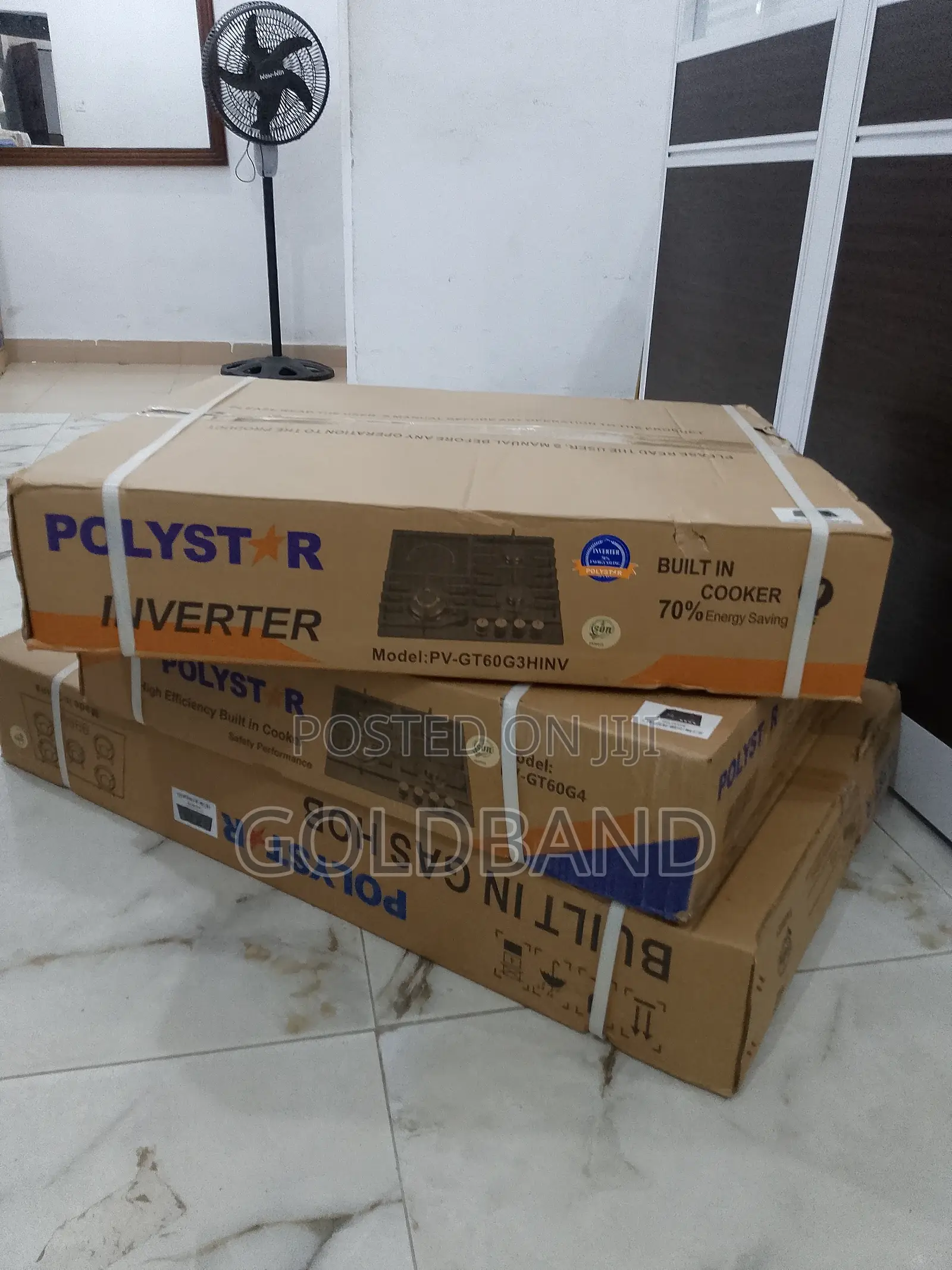 Modern Polystar Inverter 3+1 Inbuilt Electric Gas Burner