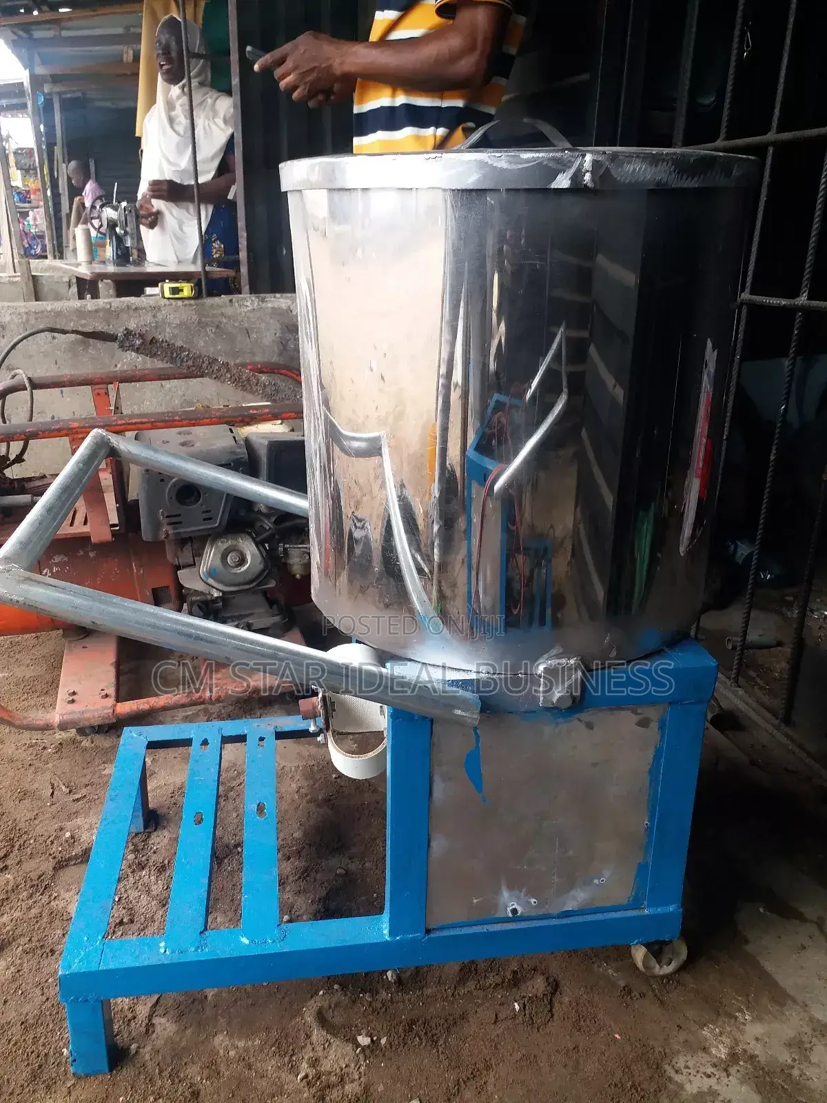 Long Head Shining Plate Fufu Pounding Machine