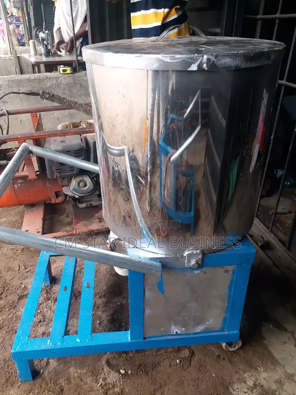Long Head Shining Plate Fufu Pounding Machine