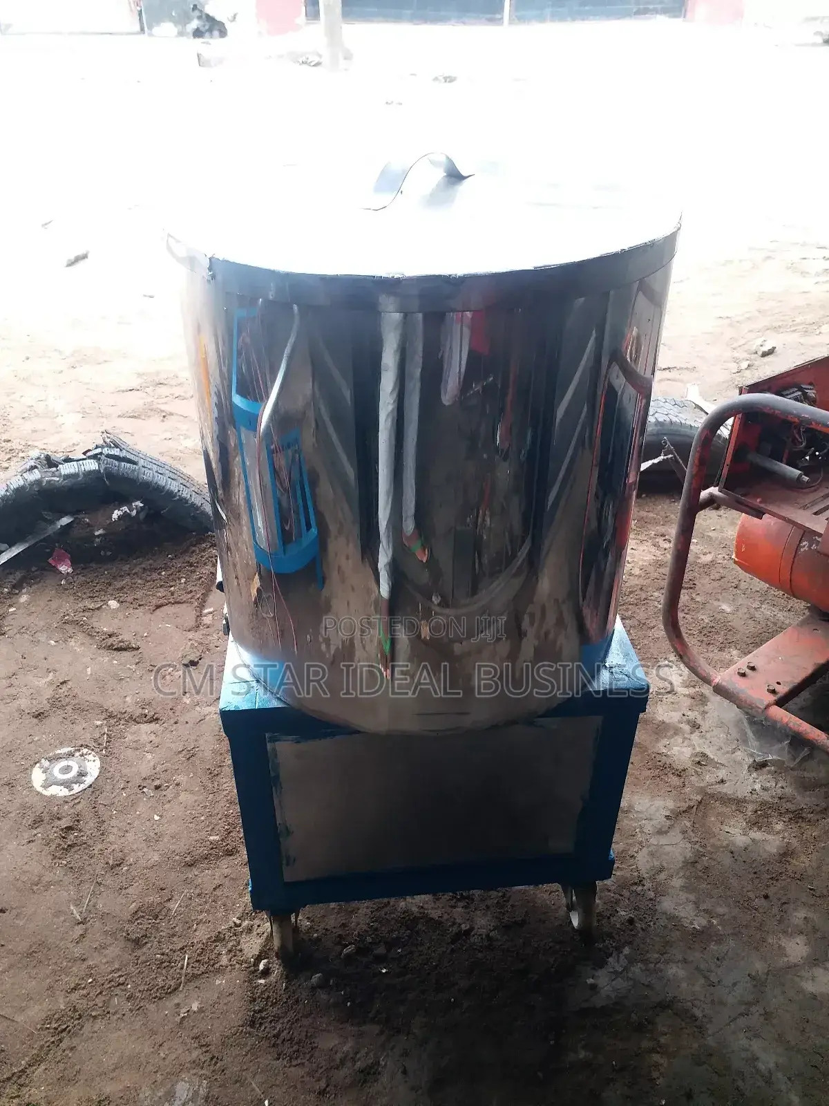 Long Head Shining Plate Fufu Pounding Machine