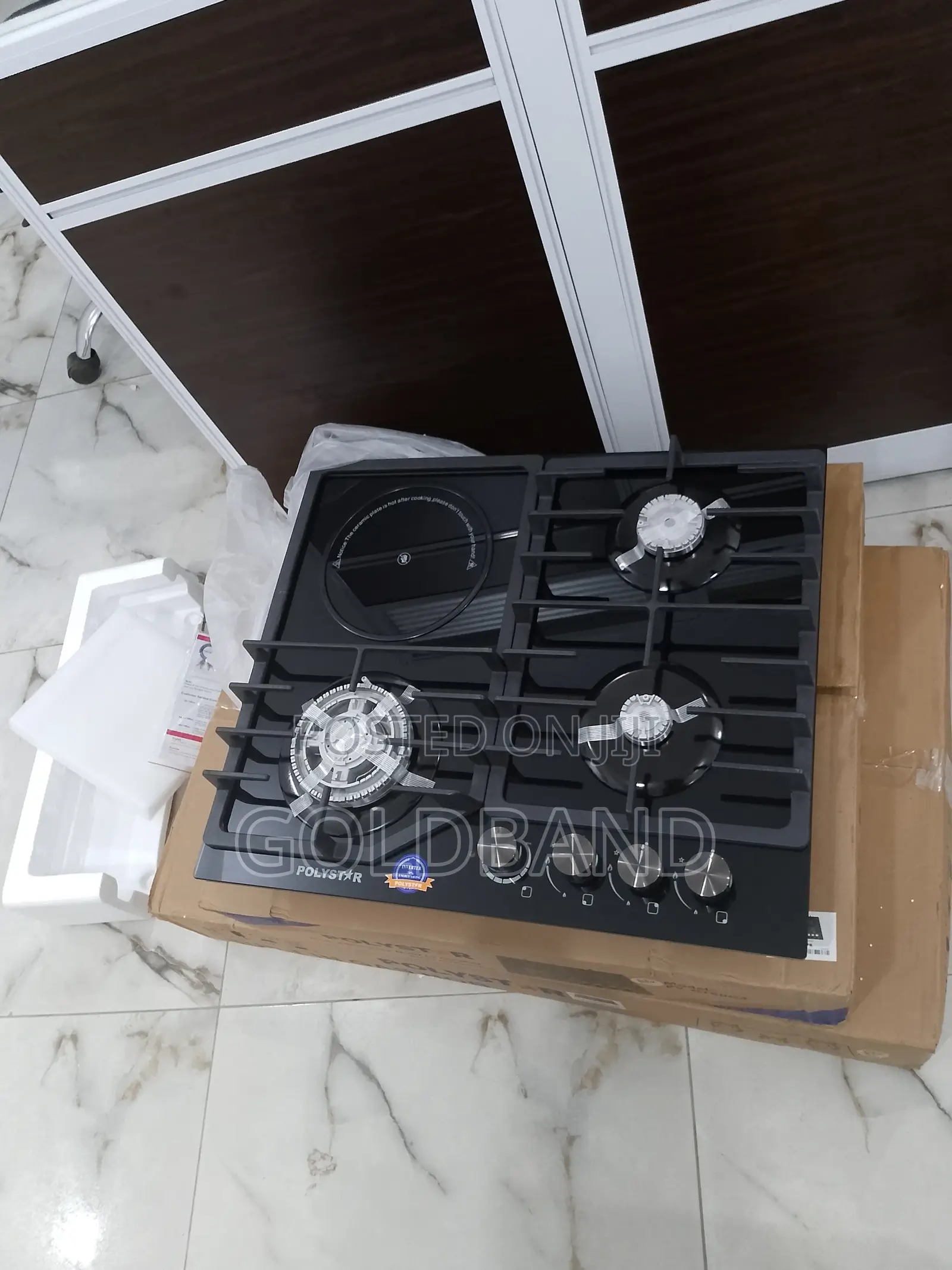 Top Selling Polystar Inverter 3+1 Electric Gas Burner