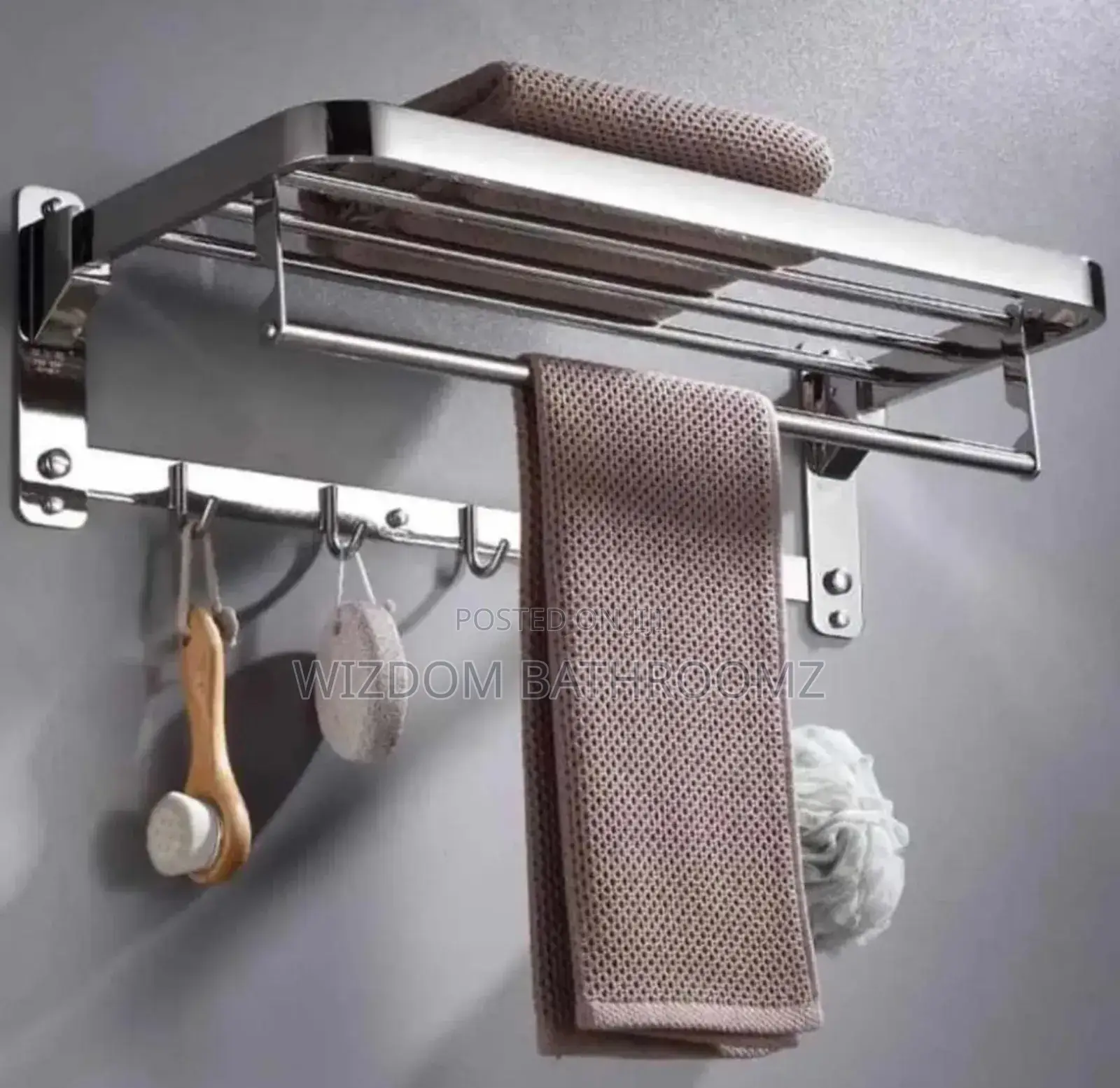 Bathroom/Toilet Towel Hanger
