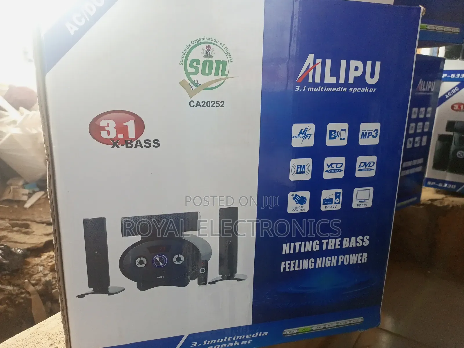 Big AILIPU Multimedia Speaker With 3.1 Subwoofer