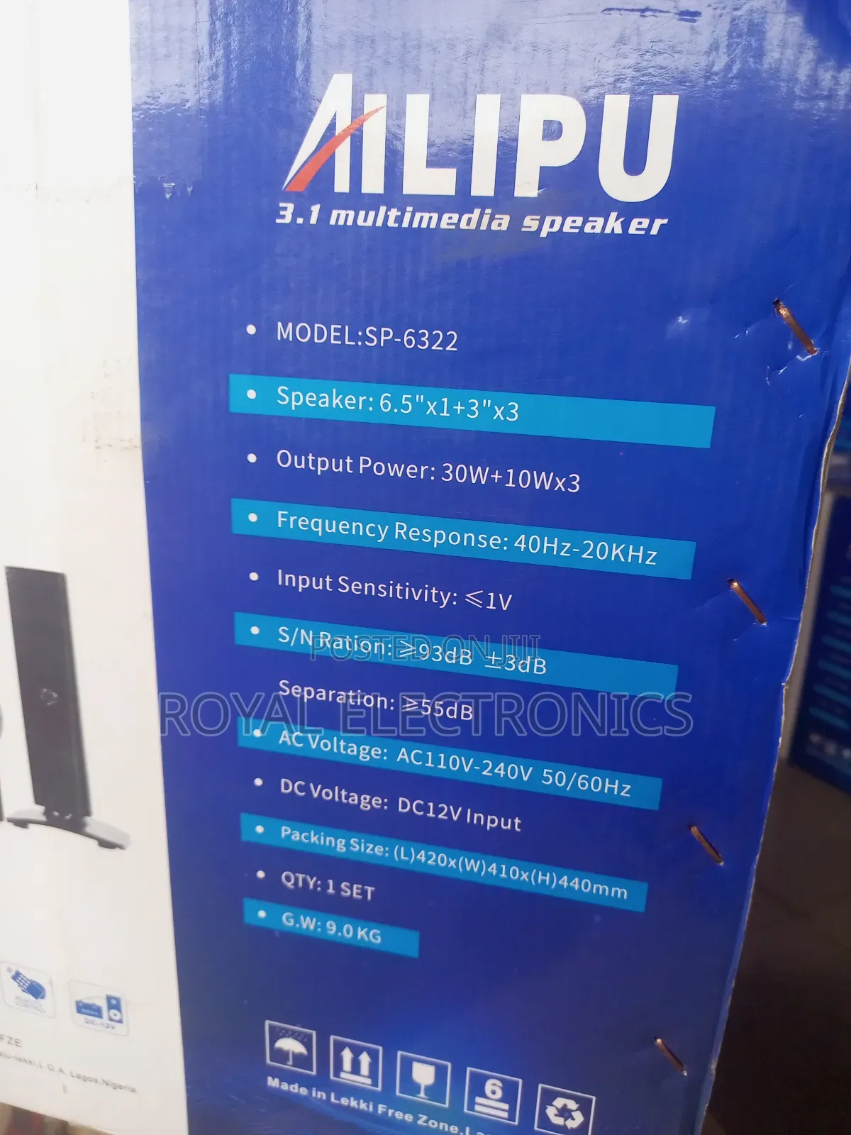 Big AILIPU Multimedia Speaker With 3.1 Subwoofer