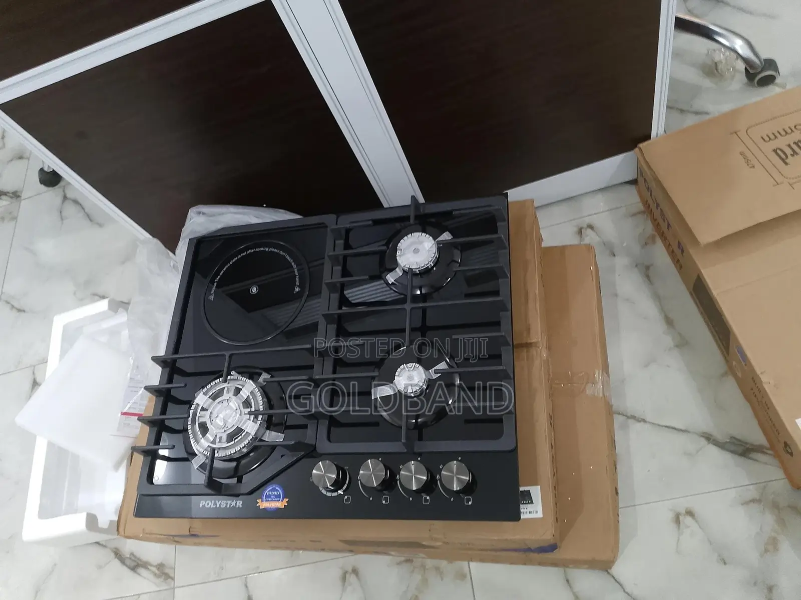 Suitable Polystar Inverter 3+1 Built-in Electric Gas Burner