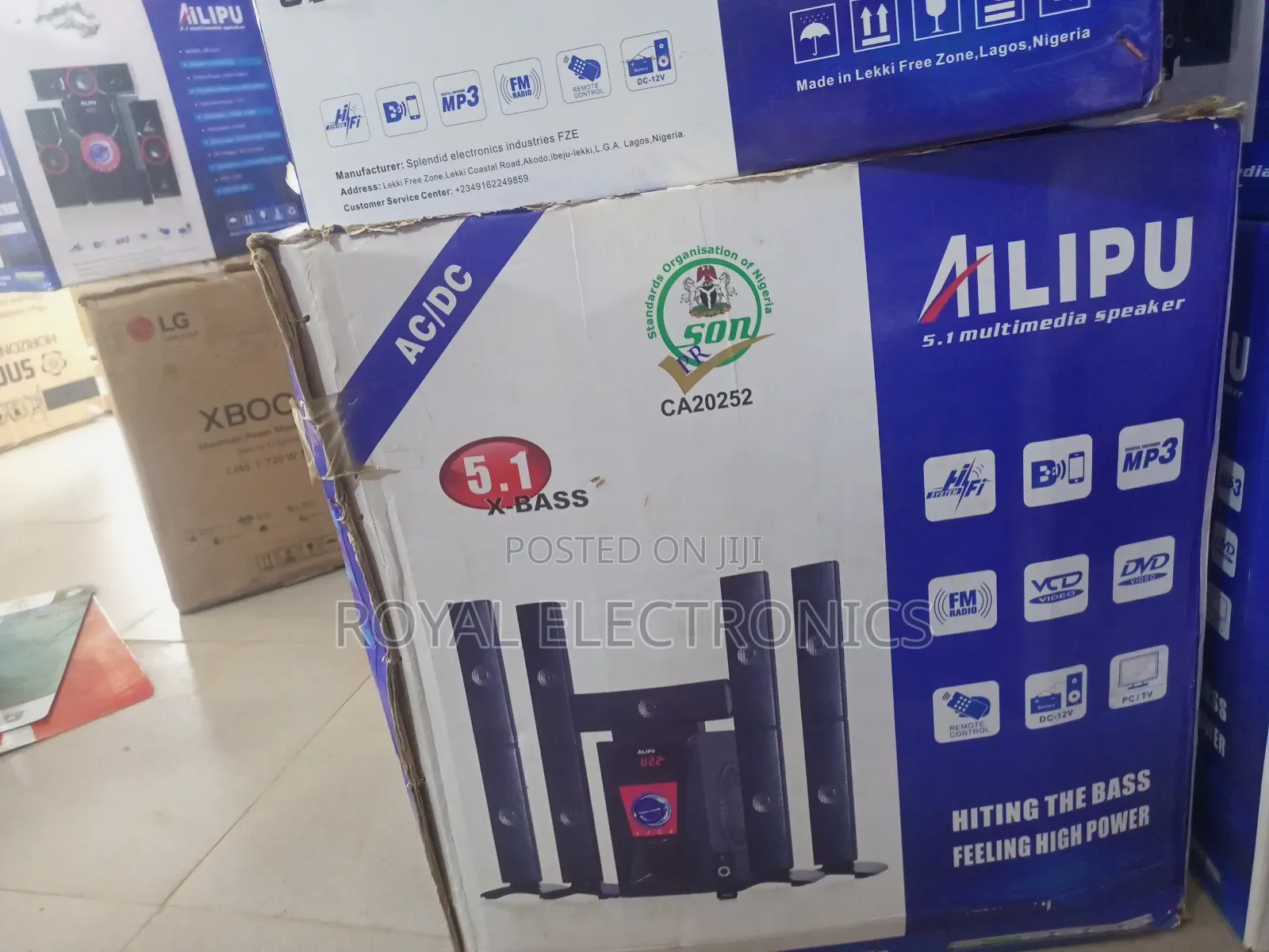 AILIPU 5.1 Multimedia Speaker and Model Number SP-8501