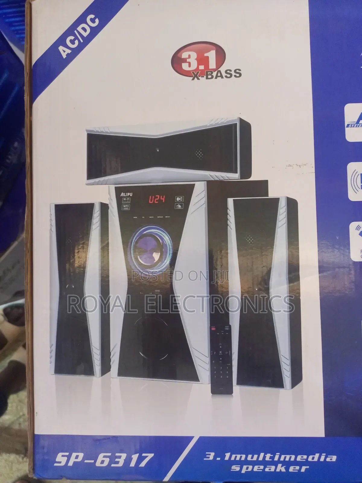 AILIPU X-Bass Multimedia Speaker, Model Number SP-6317