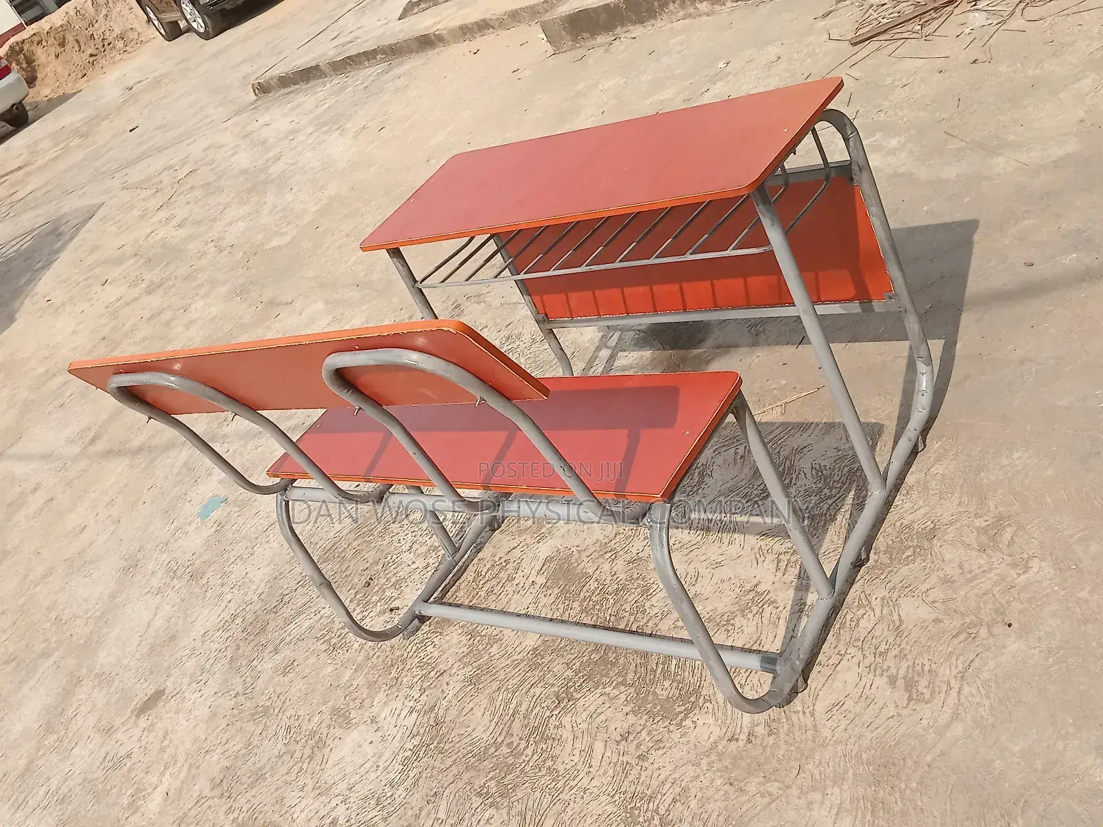 Double Desk and Seat Jointed