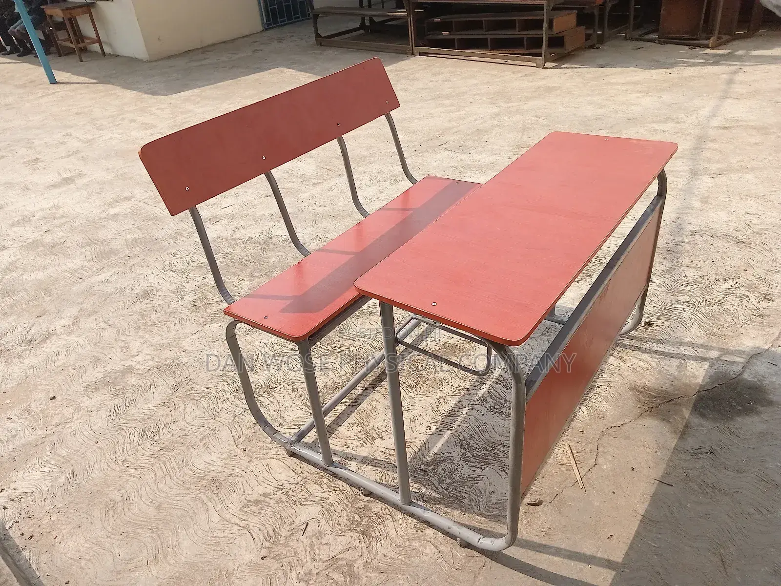 Double Desk and Seat Jointed