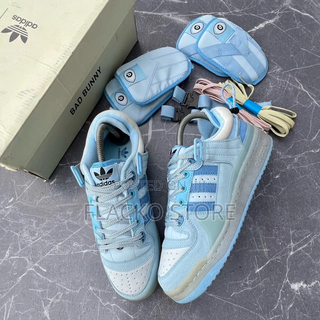 Original Badbunny X Adidas Forum Sneakers