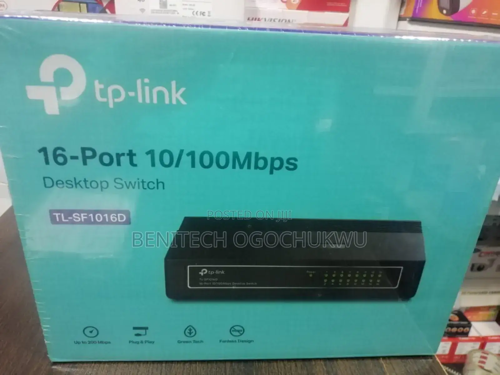 Tp-Link
16-Port 10/100mbps
Desktop Switch TL-SF1016D