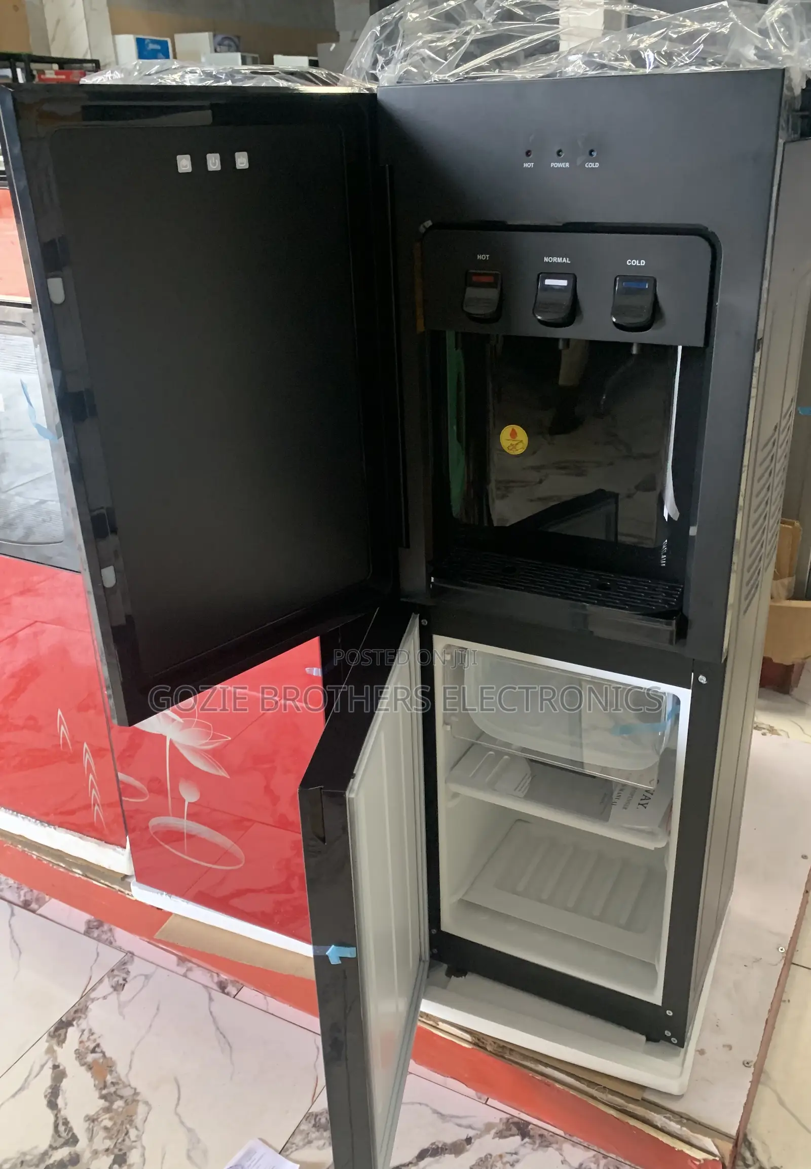 Cway Water Dispenser Double Doors With Fridge (Byb511-3)