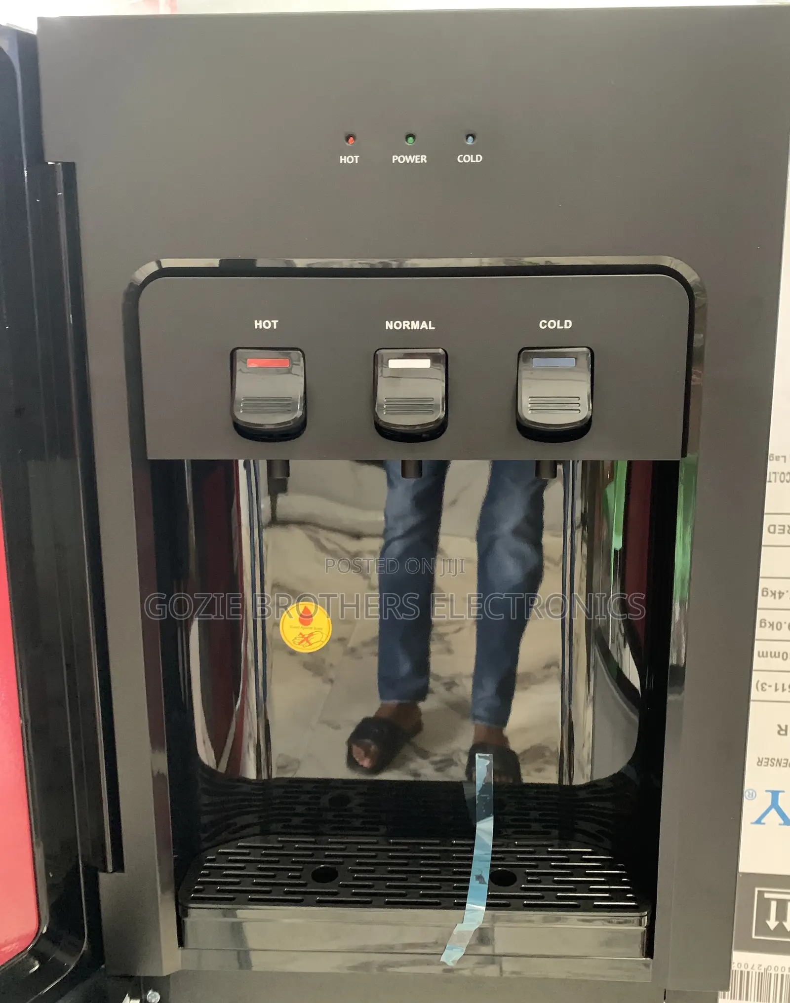 Cway Double Door Water Dispenser With Fridge Cabinet(511-3)
