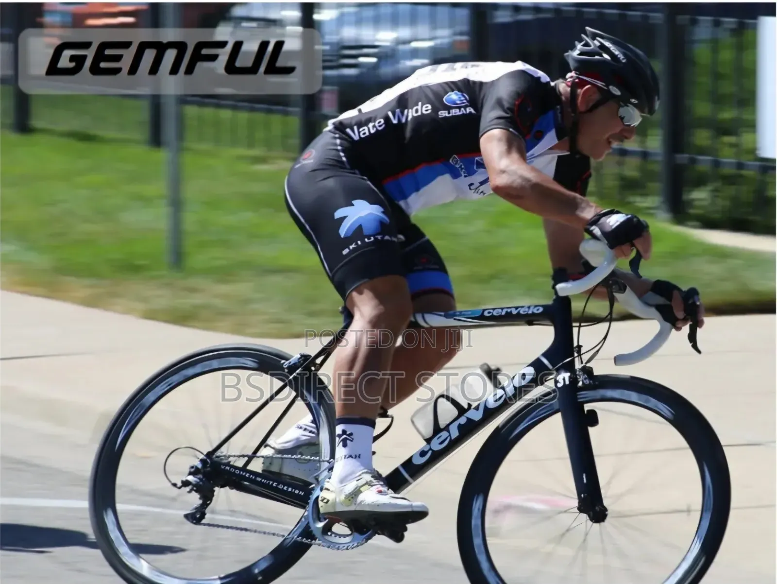 GEMFUL Biking Sports Water Bottles BPA Free Squeeze 2 Pack