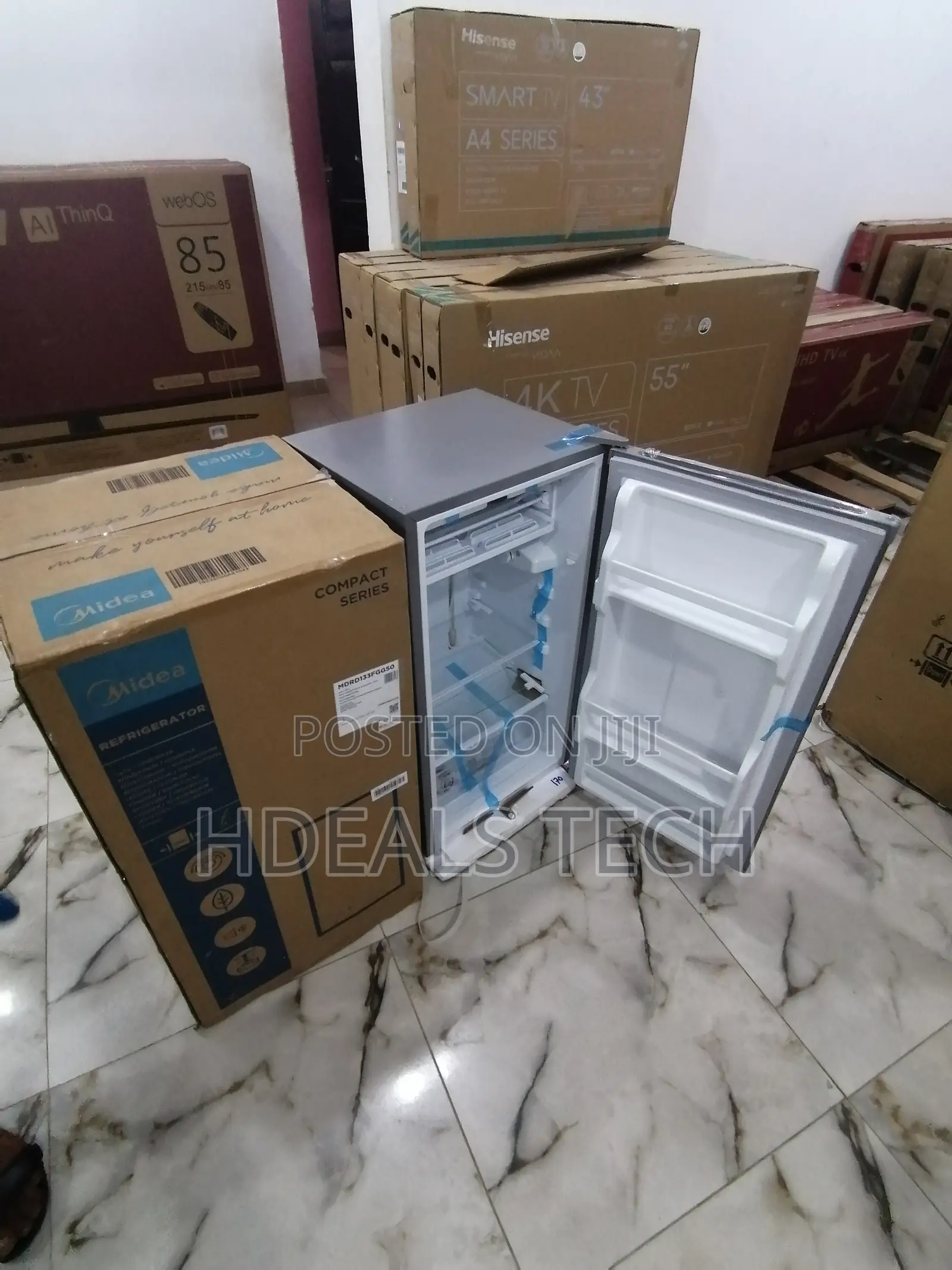 Noiseless Midea Single Door 90L - Refrigerator