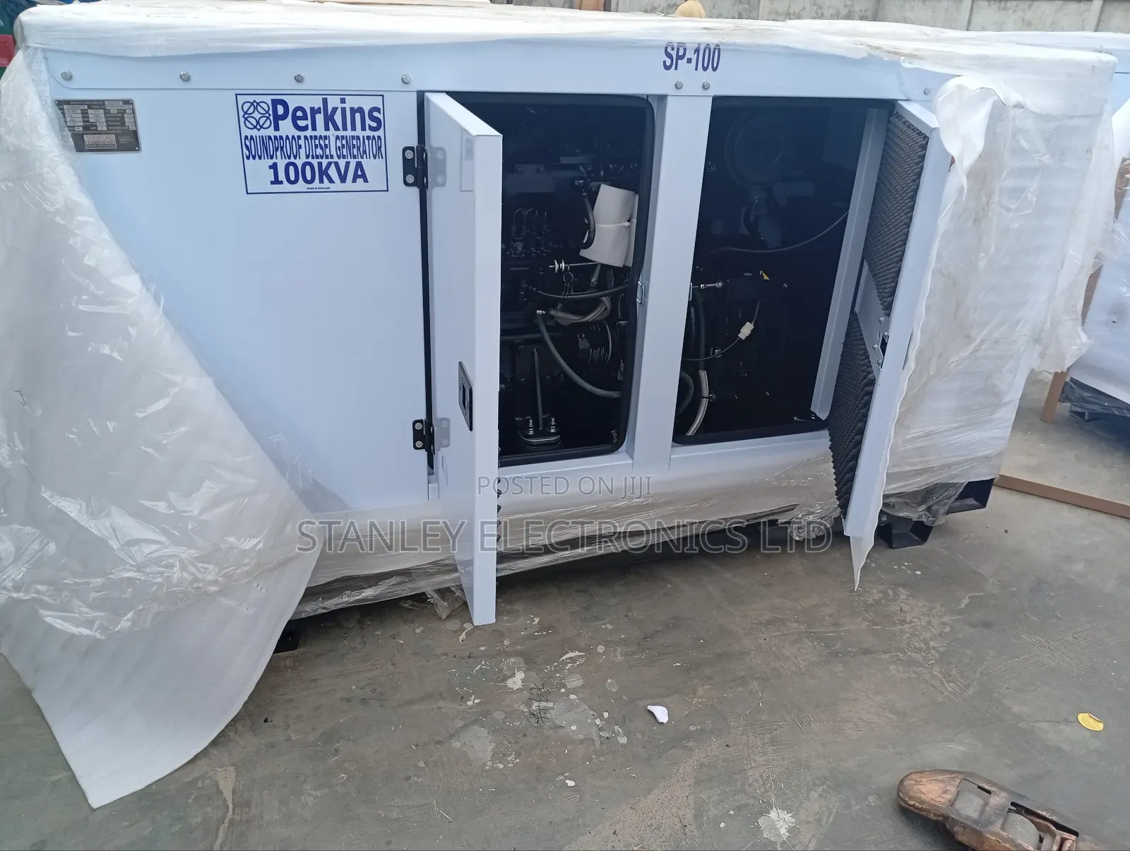 Super Silent 100kva Perkins SP Generator Diesel 100% Copper