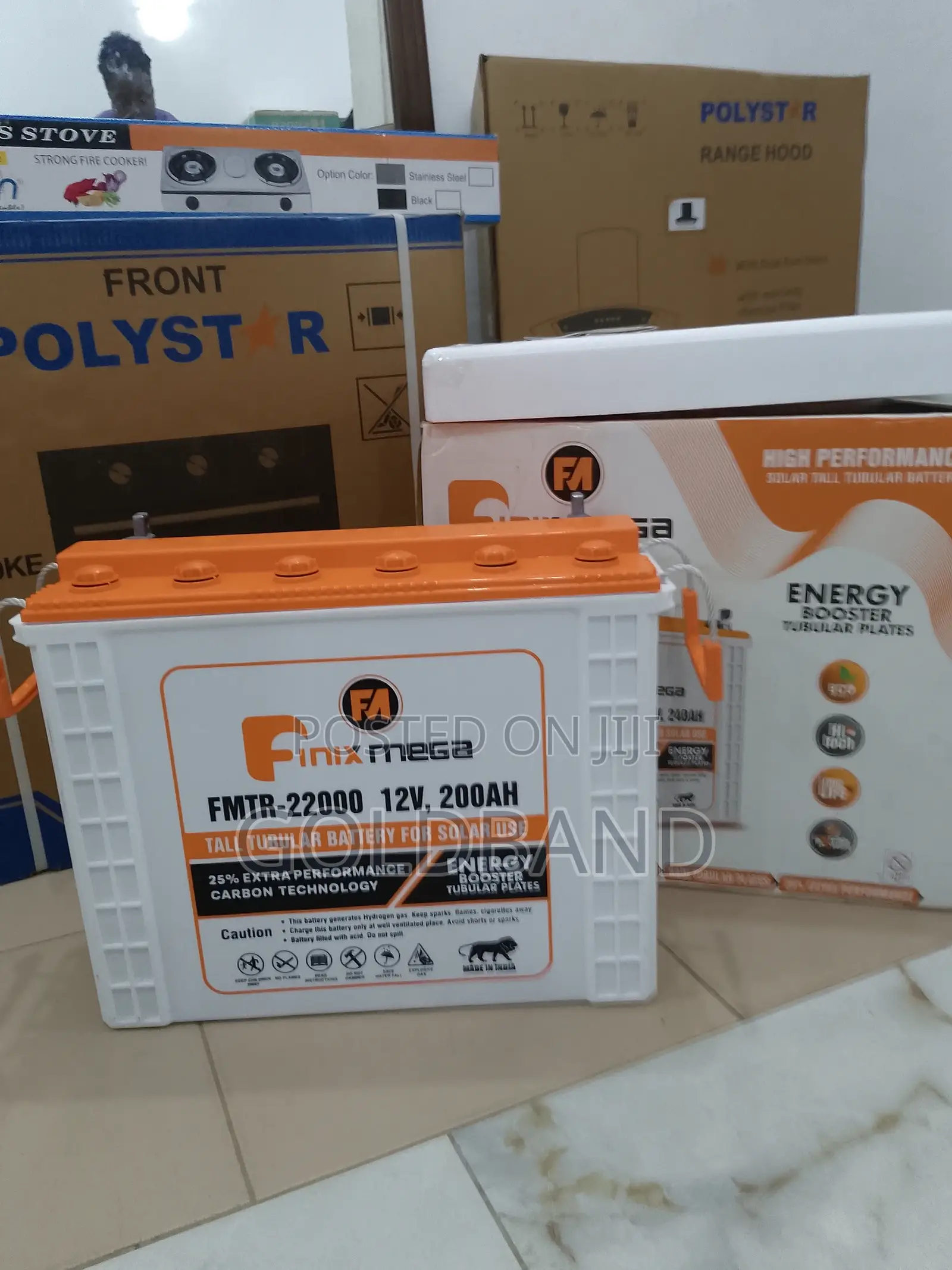 Finix 22000 Mega Tall Tubular Battery for Solar Use