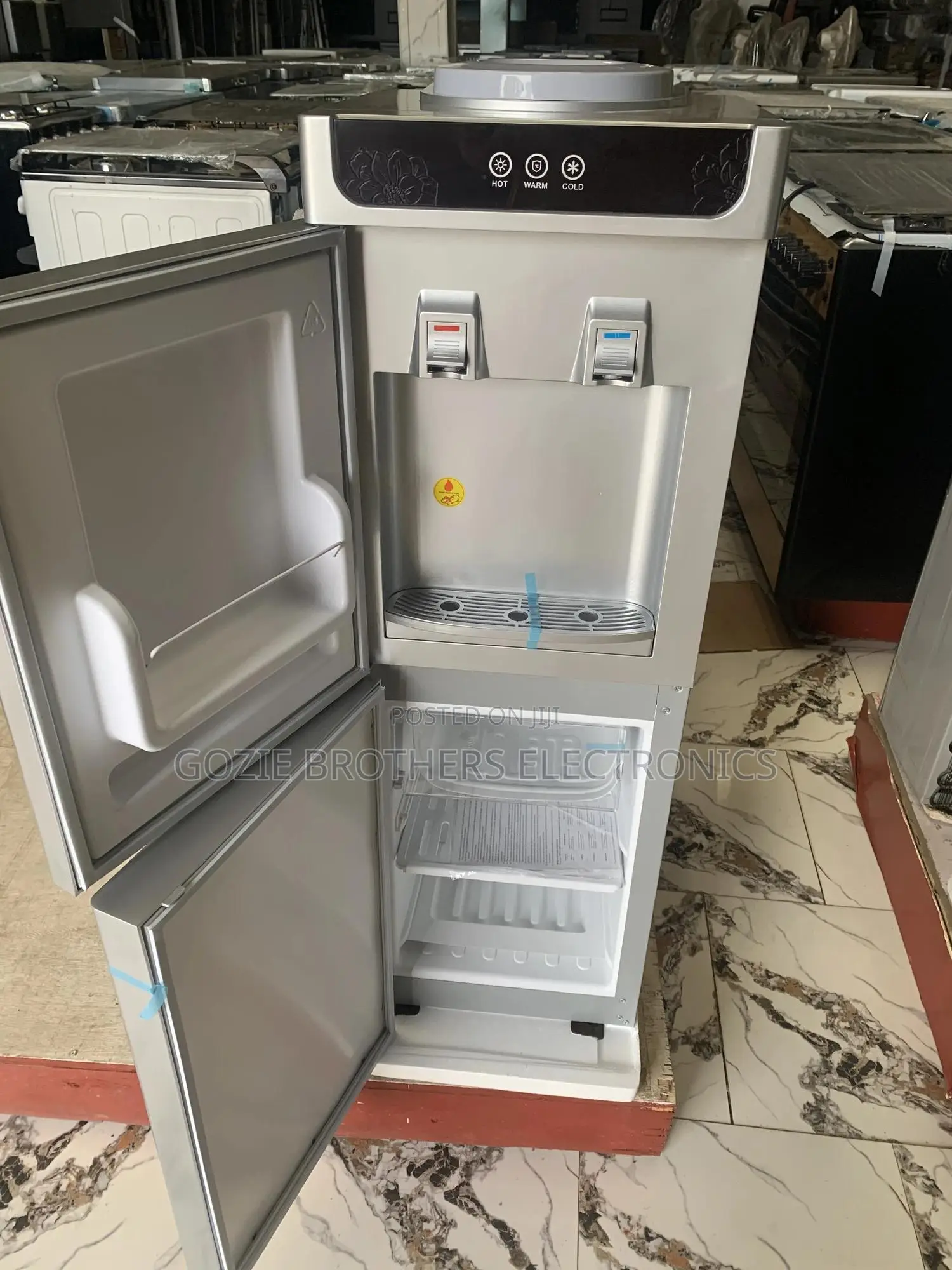 Cway Water Dispenser Double Doors With Fridge (Byb87)