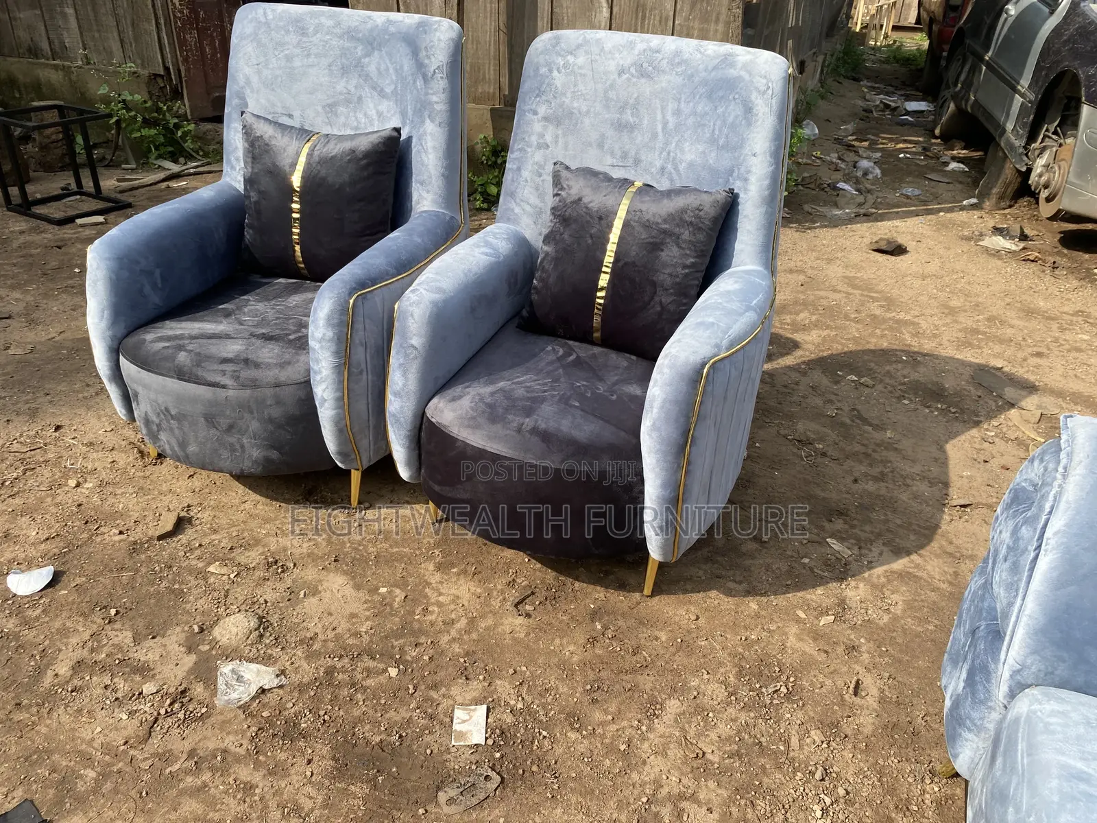 Full Set of Sofa and Center Table With 3side Stool