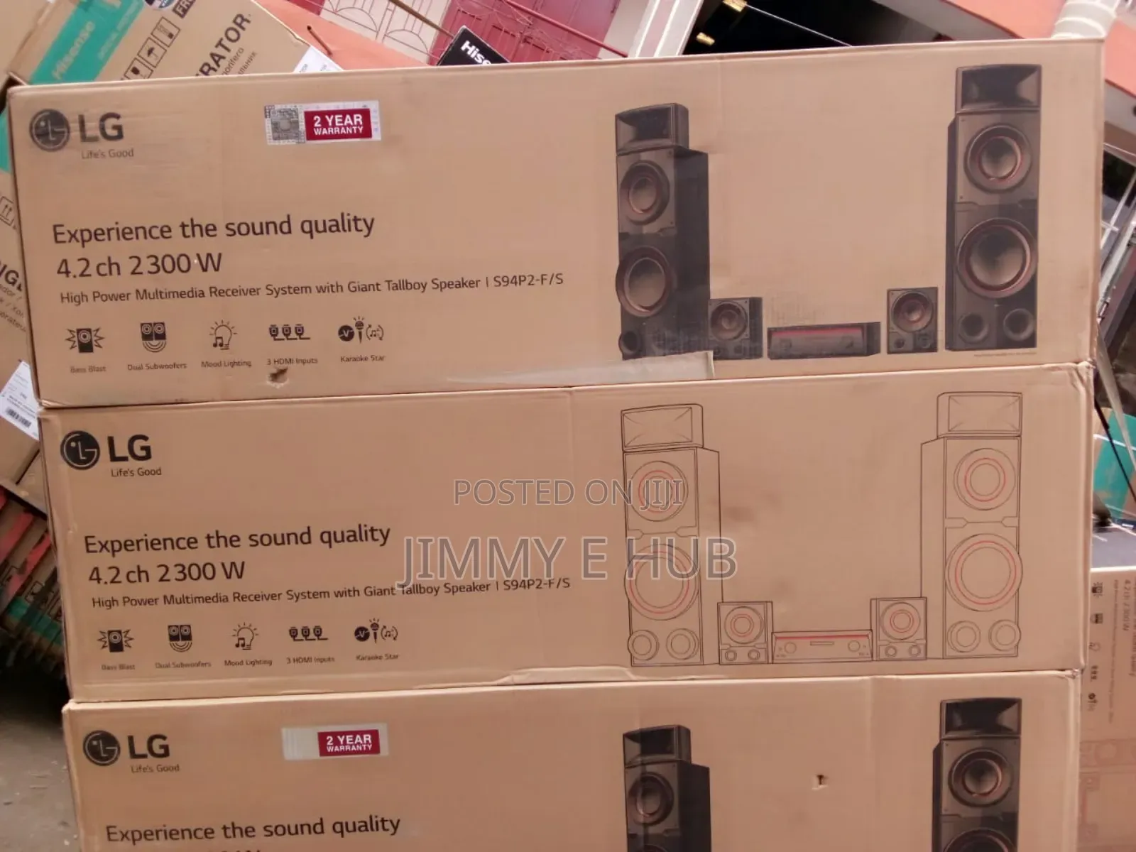 LG ARX10 4.2ch 2300W AV Receiver System With Dual Subwoofer.