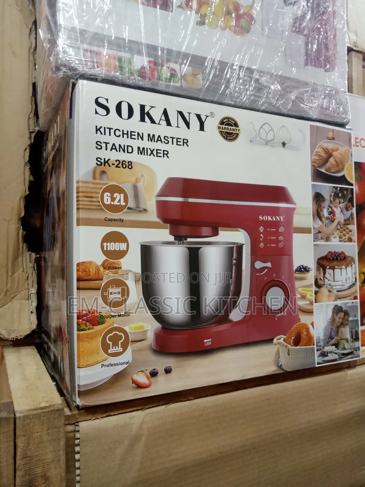 Domestic Food Mixer 6.2liter