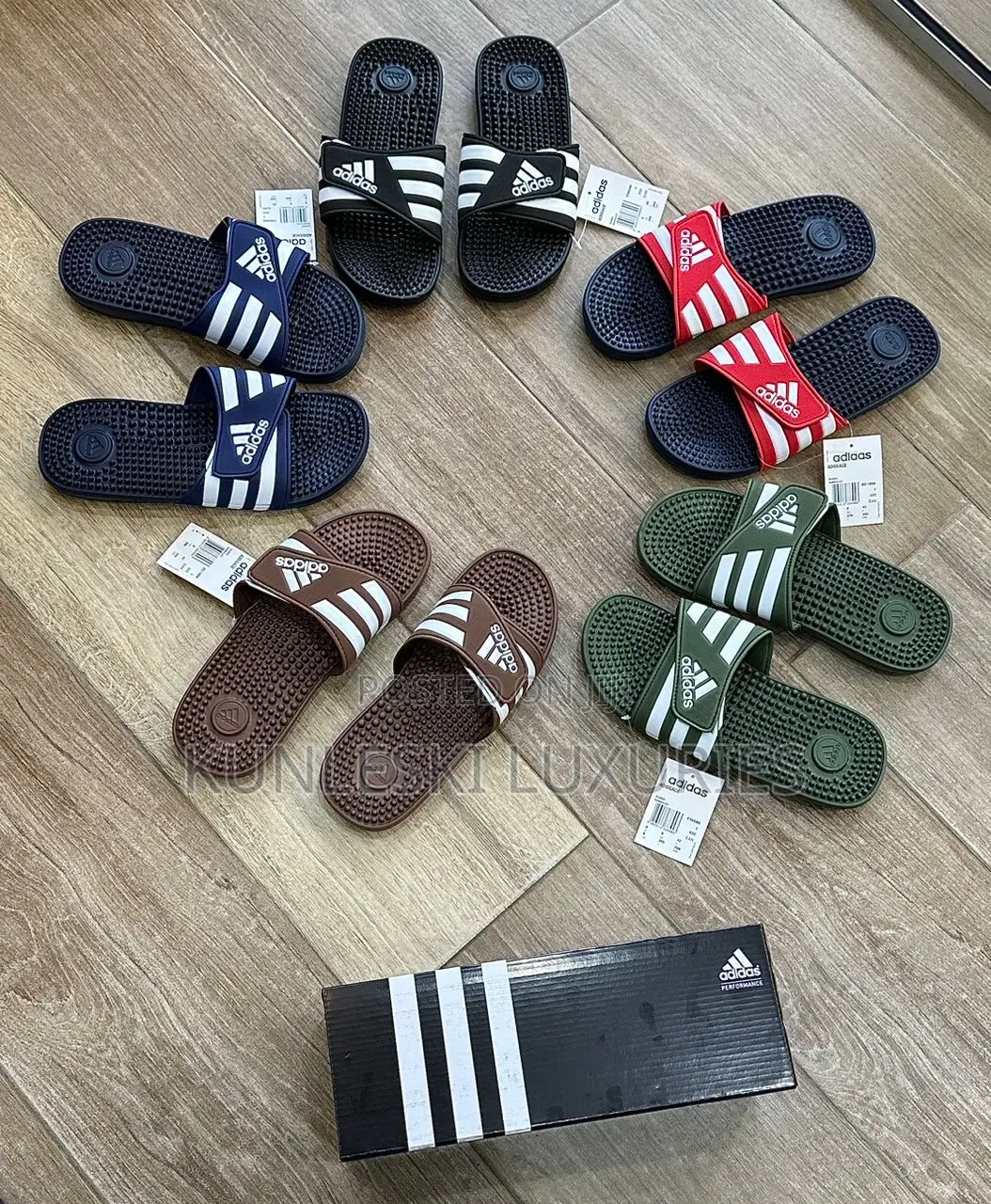 Original Adidas Adissage Slides Collections