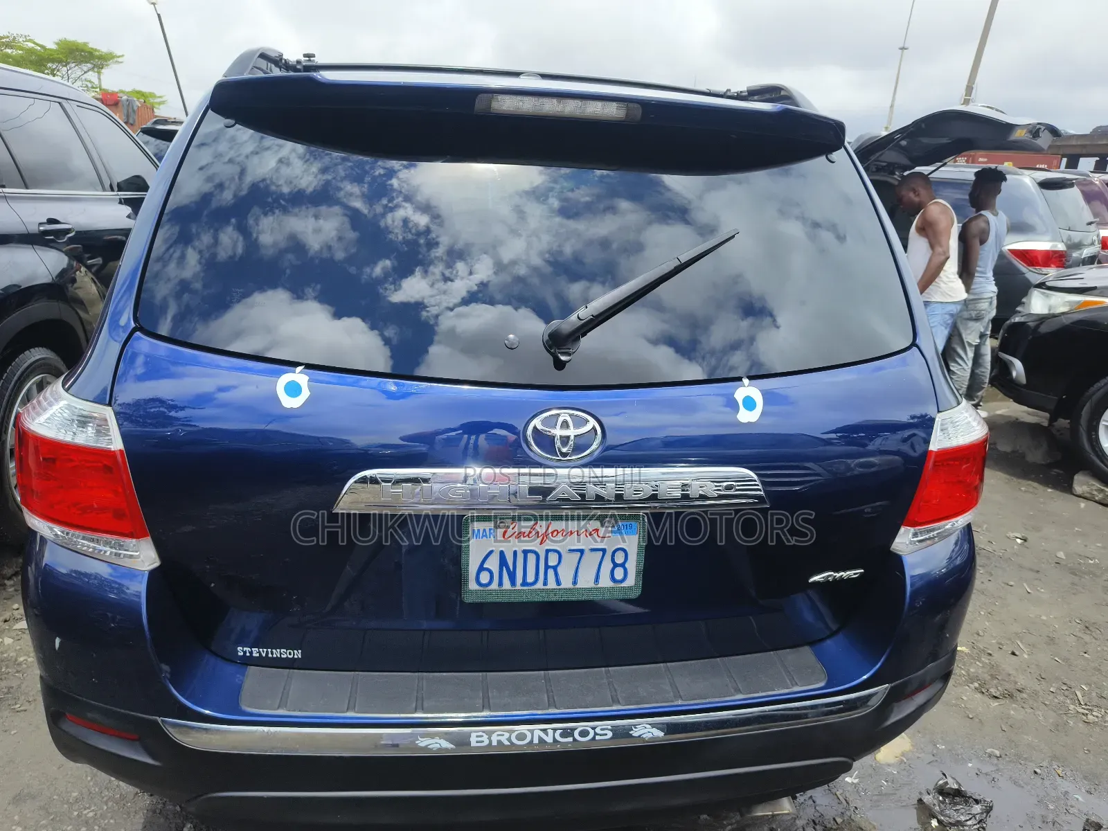 Toyota Highlander Limited 2012 Blue