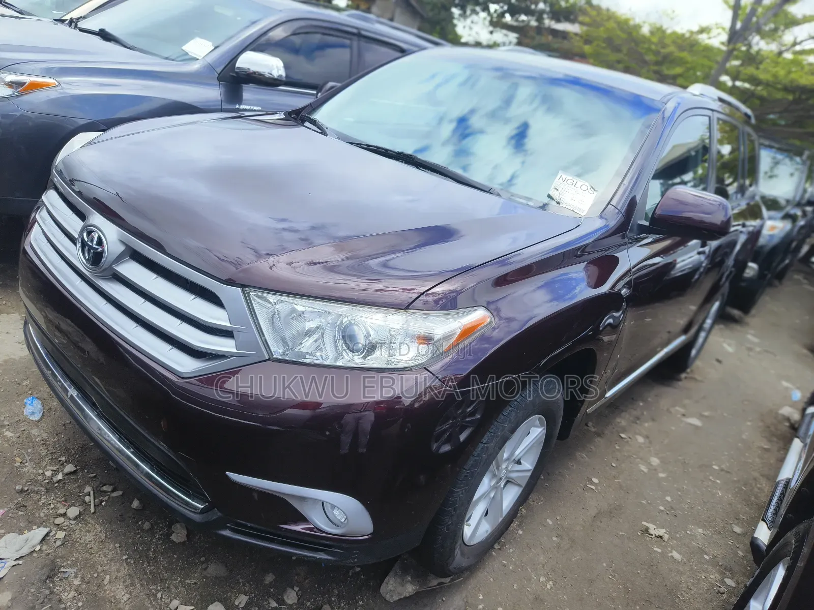 Toyota Highlander Limited 3.5L 2WD 2013 Red