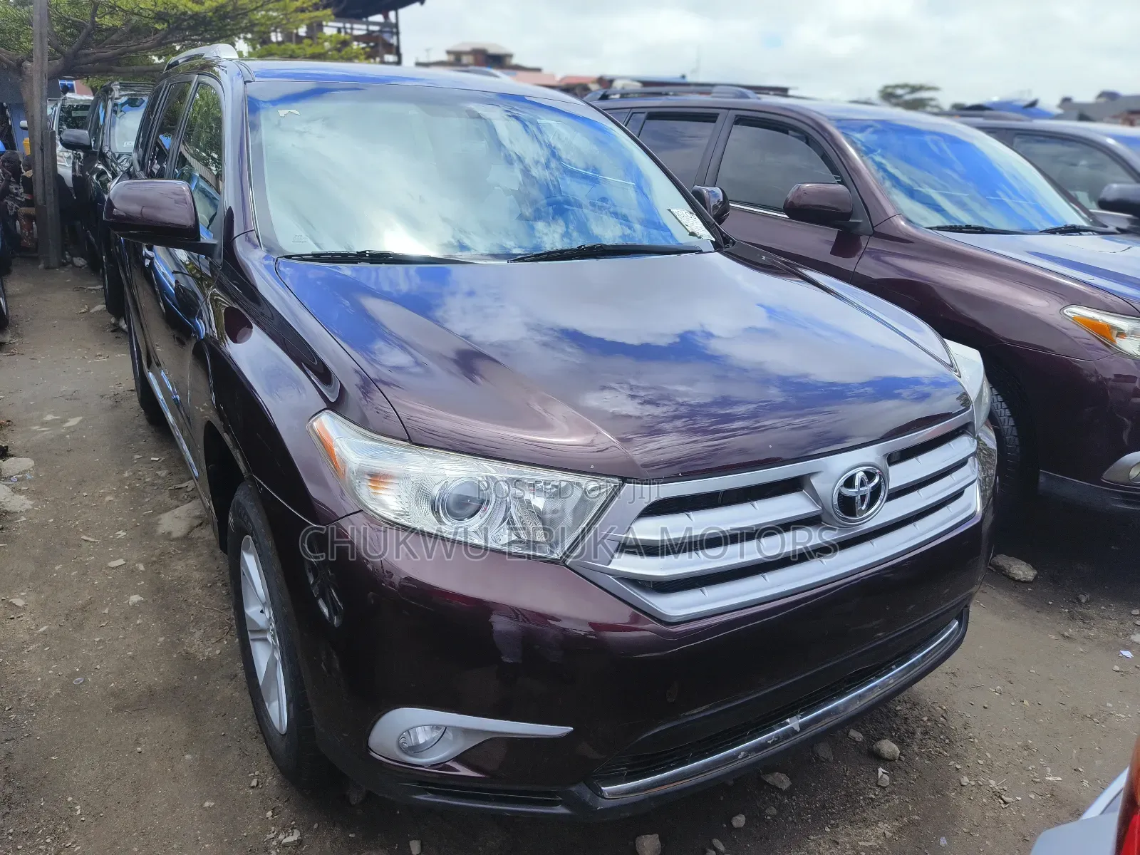 Toyota Highlander Limited 3.5L 2WD 2013 Red