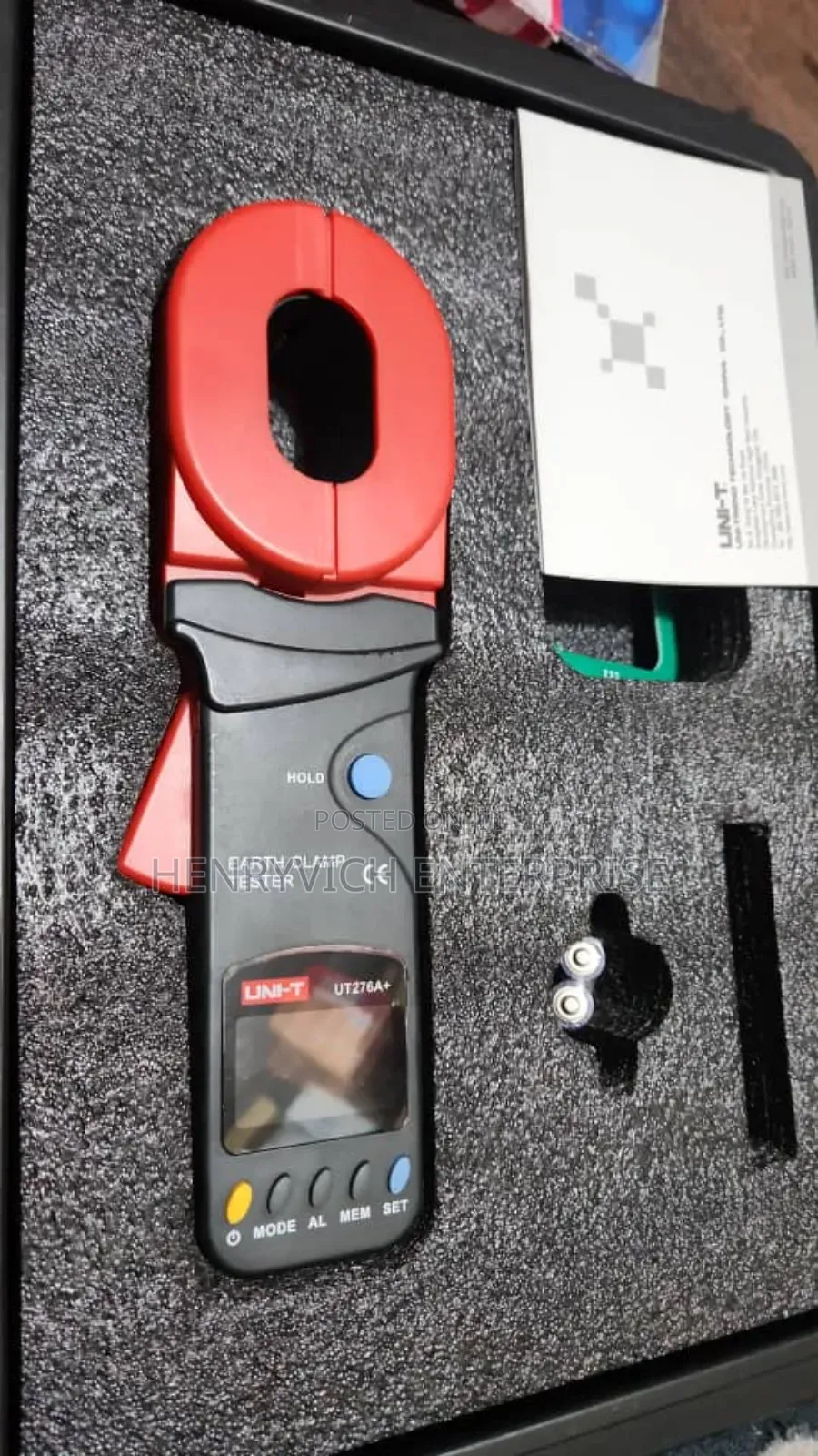 .Unit T Digital Earth Clamp Meter '